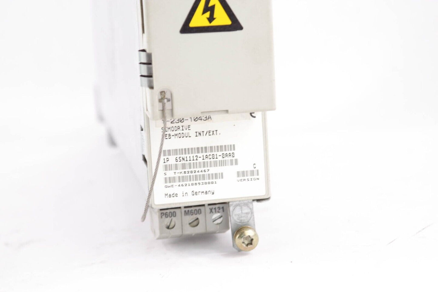 Siemens 6SN1112-1AC01-0AA0 Version C Simodrive UEB-Module INT/EXT