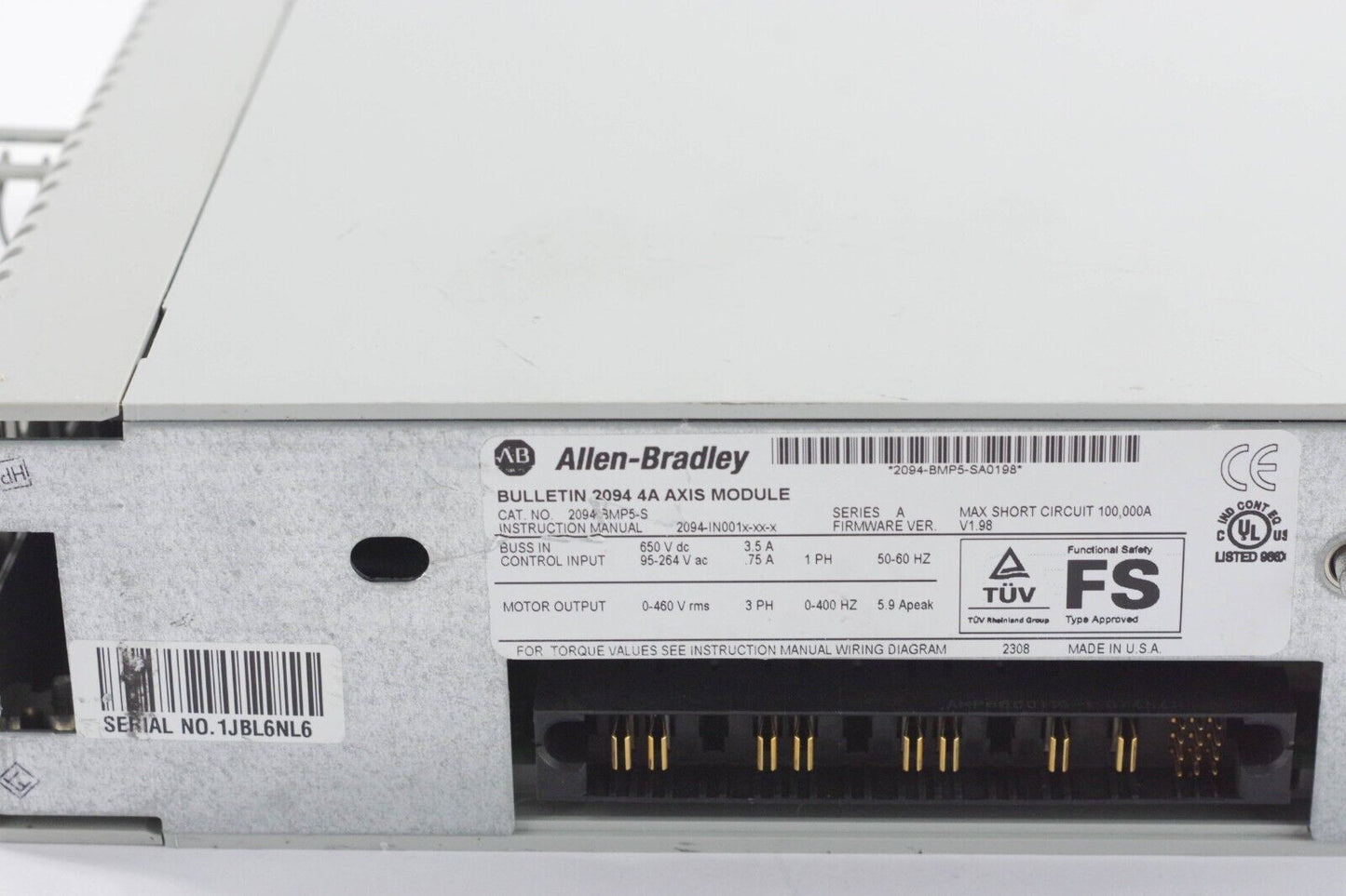 Allen Bradley 2094-BMP5-S SER A Kinetix 6000 Axis Module - Lightly Used