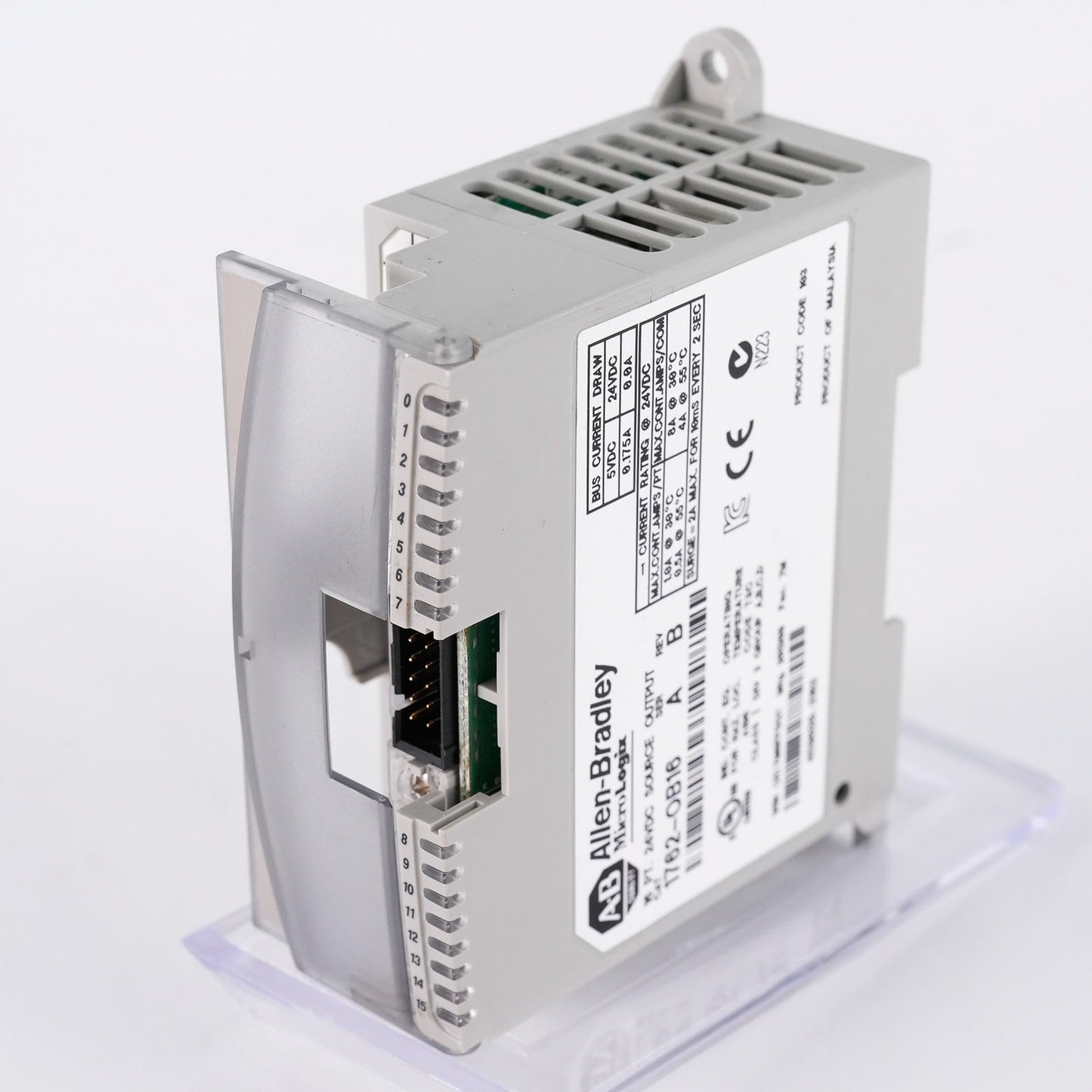 Allen Bradley 1762-OB16 /A MicroLogix 16-Pt 24VDC Digital Output Module 1762OB16