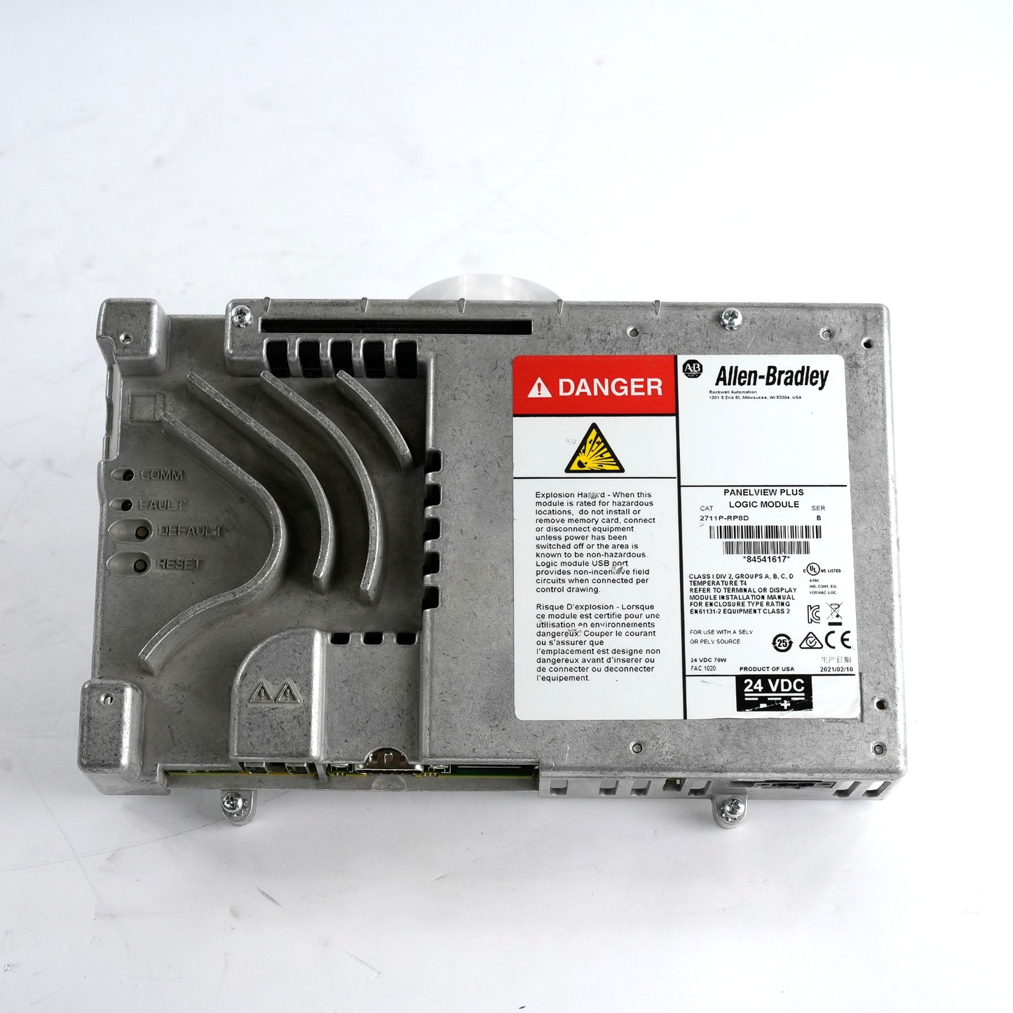 Allen Bradley 2711P-RP8D /B PanelView Plus Logic Module 2711PRP8D - Refurbished