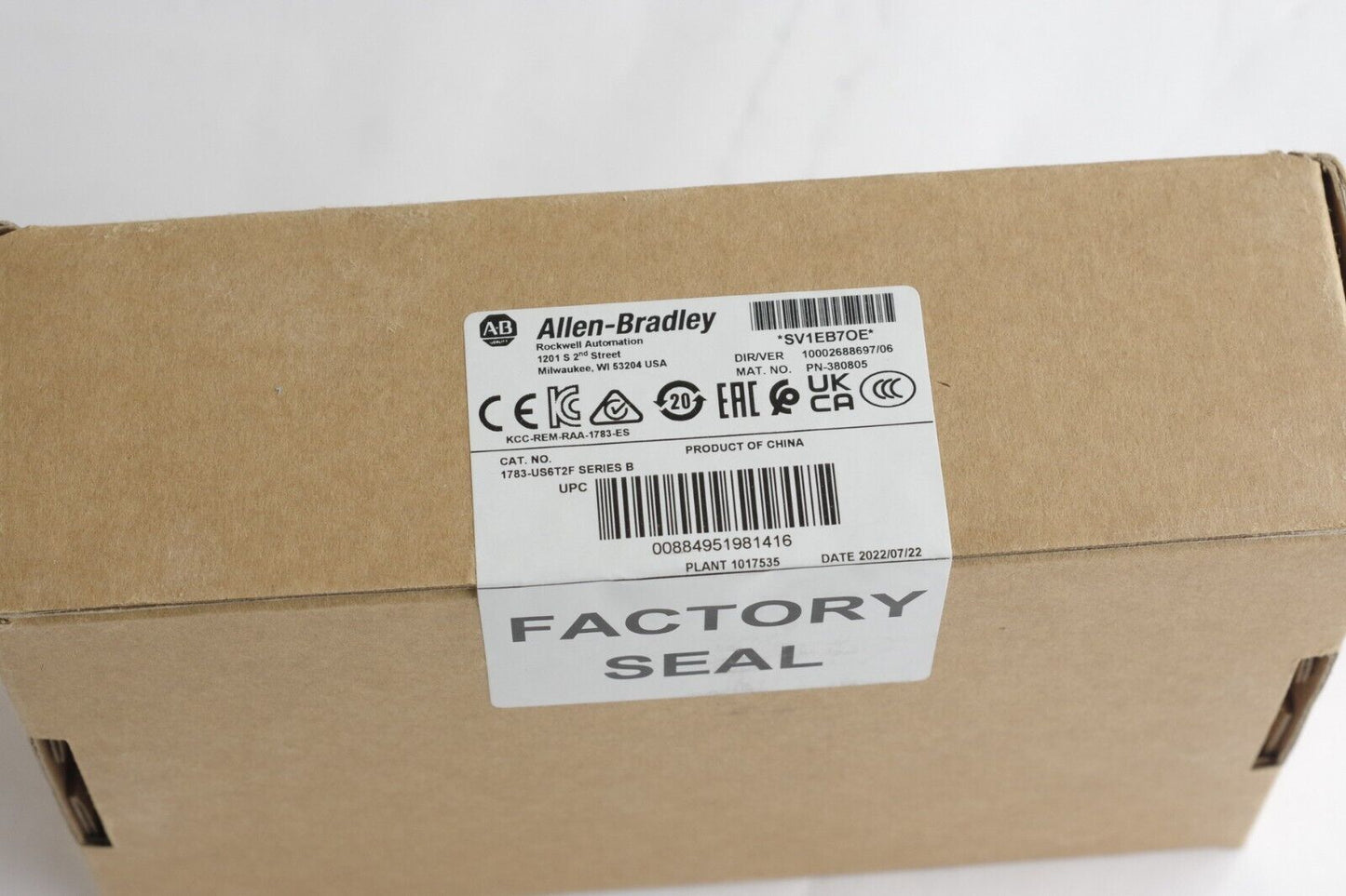 Allen Bradley 1783-US6T2F Ser B Sealed Surplus