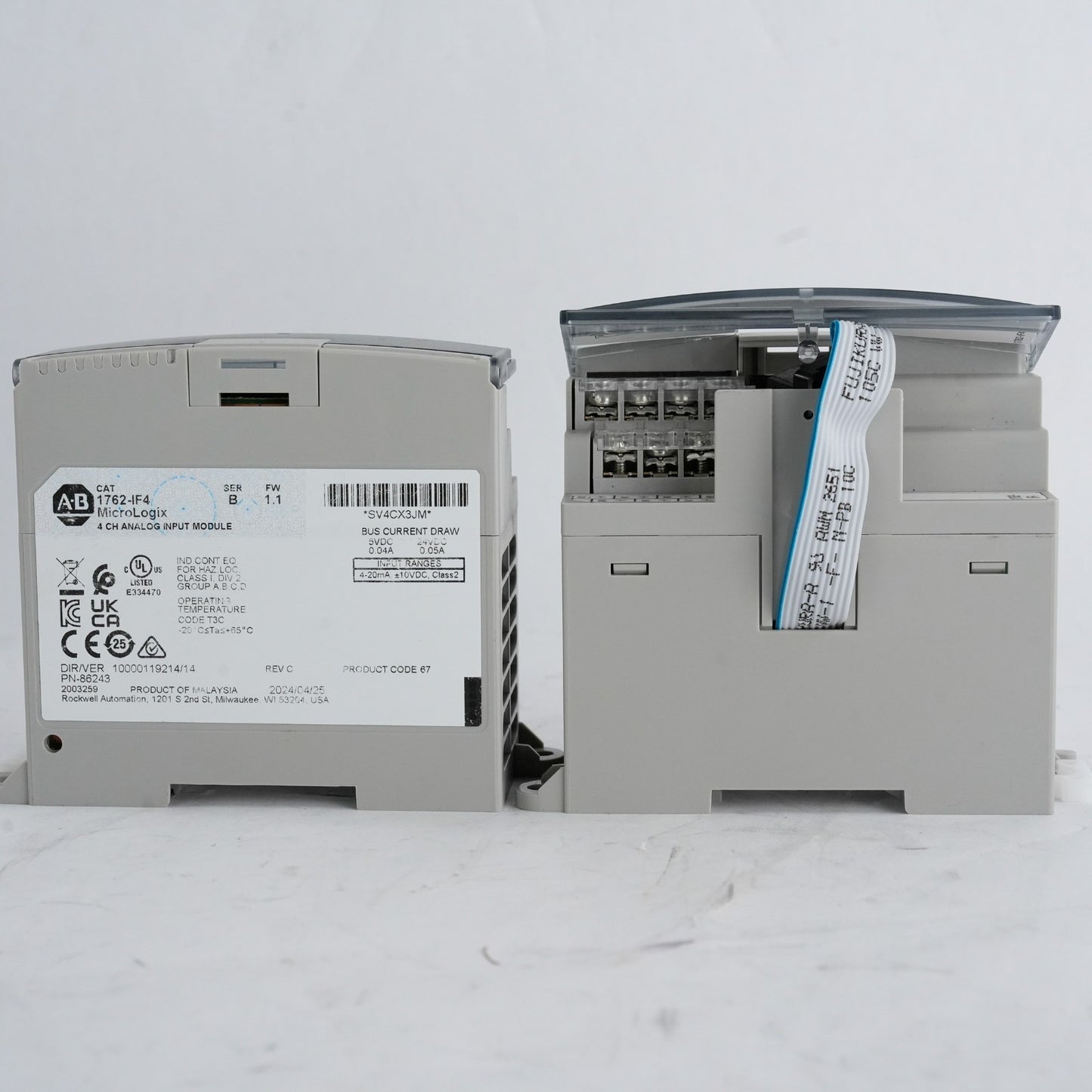 Allen Bradley 1762-IF4 /B FW 1.1 MicroLogix Analog Input Module 4-Channel