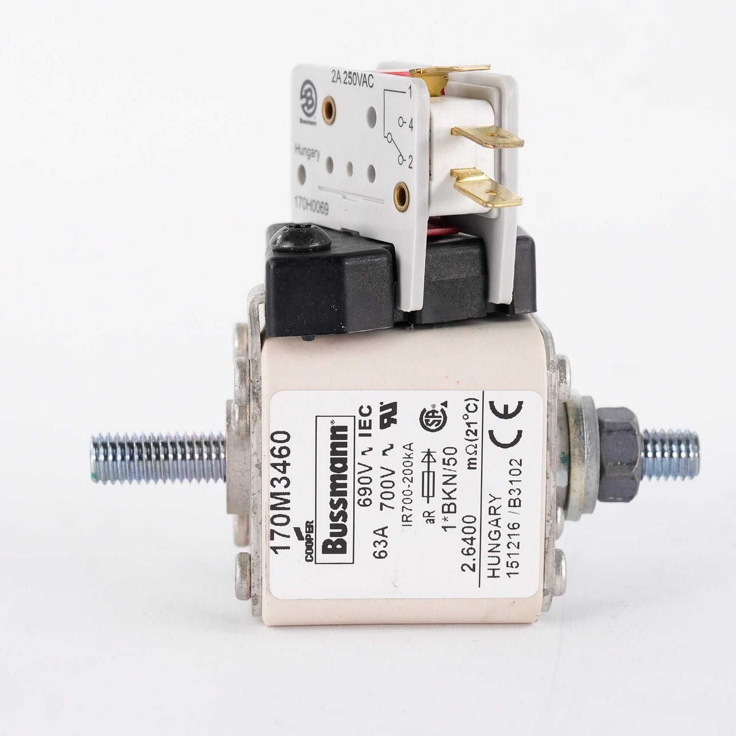 Bussmann 170M3460 High Speed Fuse 40A 690V 700V Size 000 Square Body 170M3460