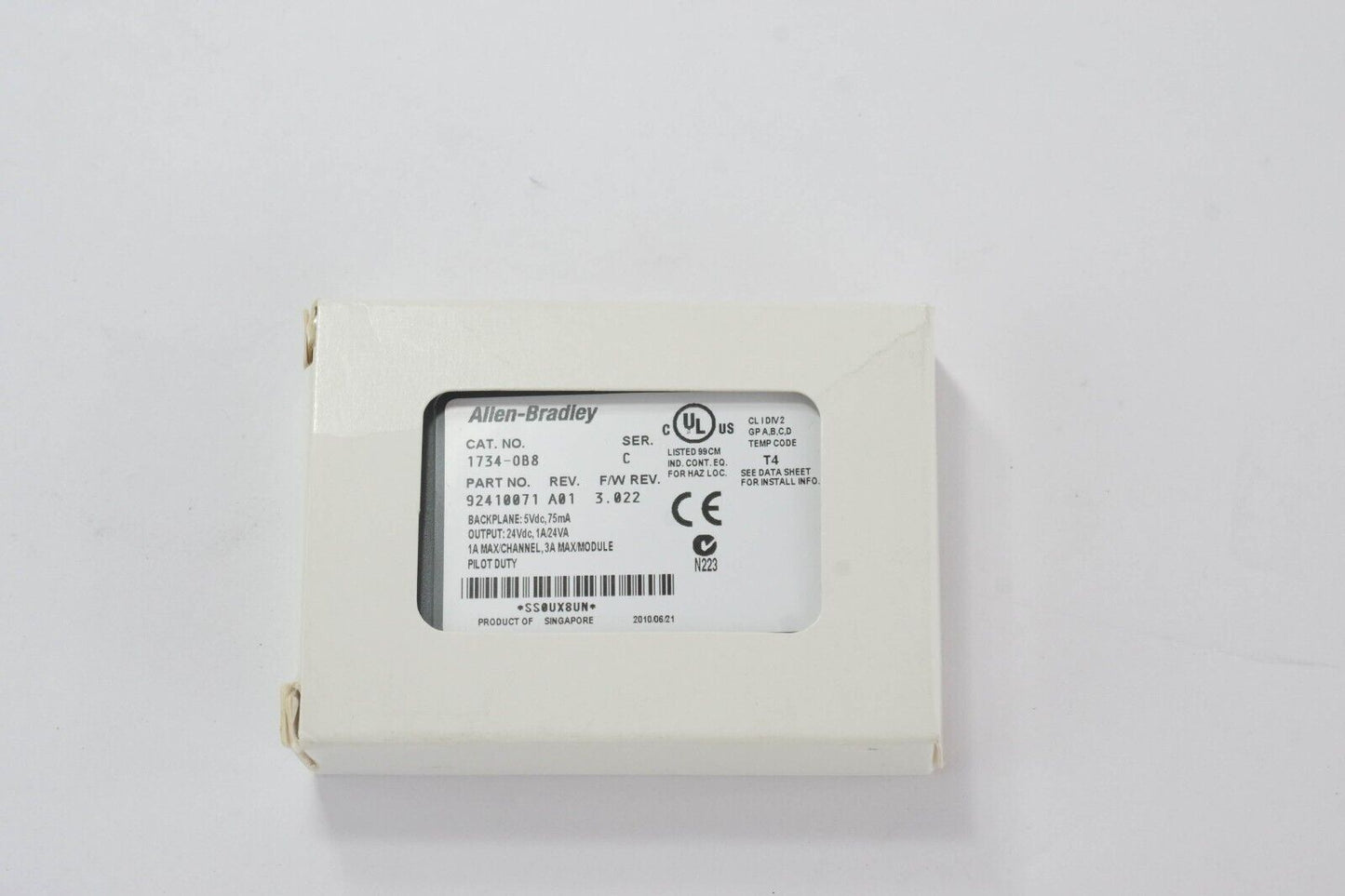 Allen Bradley 1734-OB8 / 0B8 /C Point IO Safety Output - New Surplus