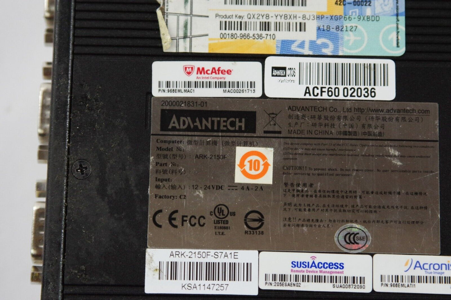 ADVANTECH ARK-2150F / ARK-2150F-S7A1E ARK-2150 Industrial PC - For Parts Repair