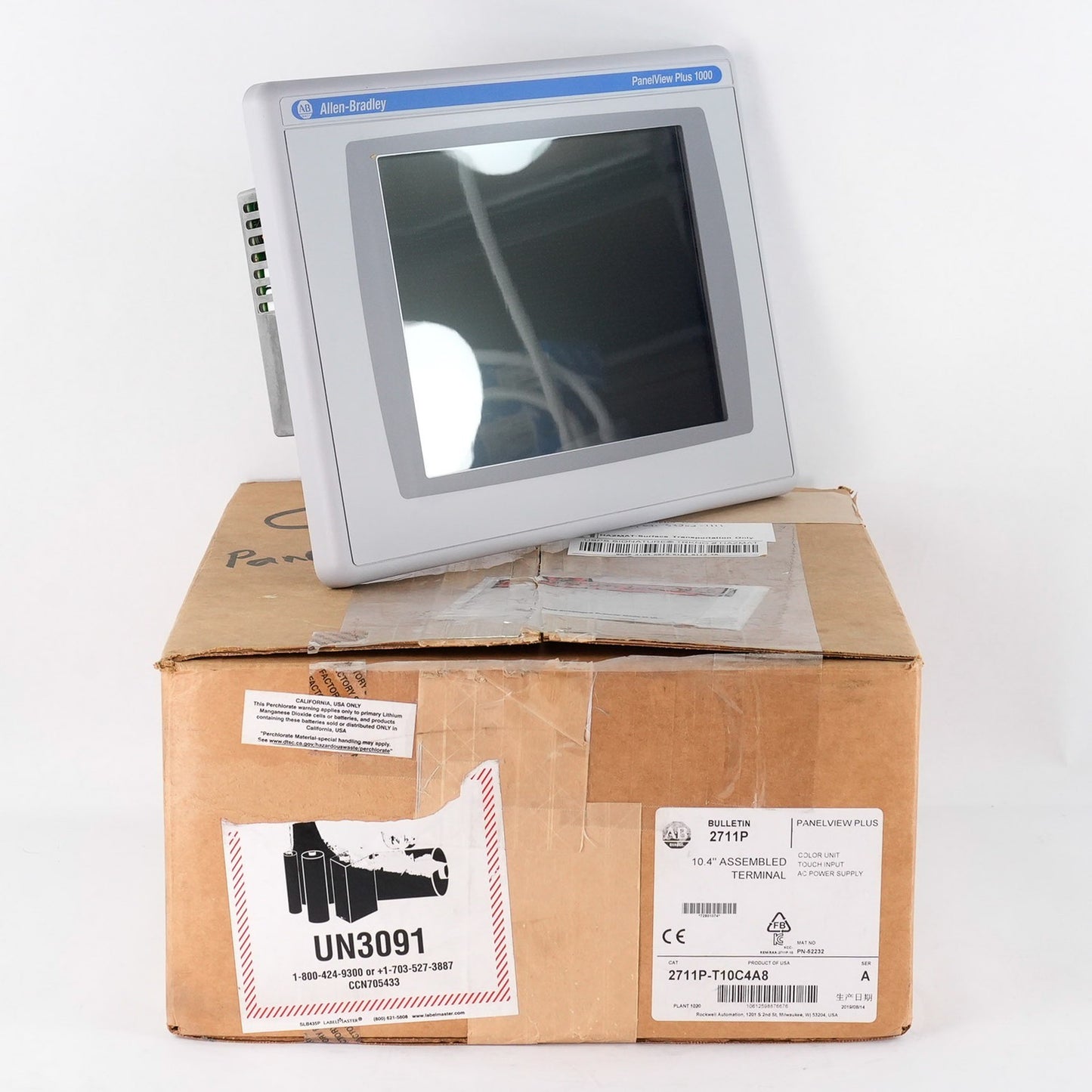 Allen Bradley 2711P-T10C4A8 A PanelView Plus 1000 Terminal 2711P-RDT10C Open Box