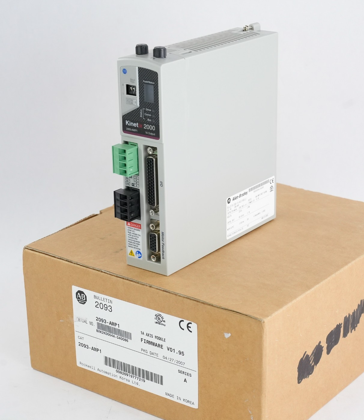 Allen Bradley 2093-AMP1 Kinetix 2000 Servo Drive 2093 1A Axis Module - Open Box
