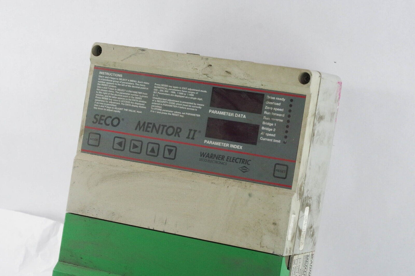 Warner Electric Seco Mentor II M4407-100200 M4000 DC Drive - Parts Repair