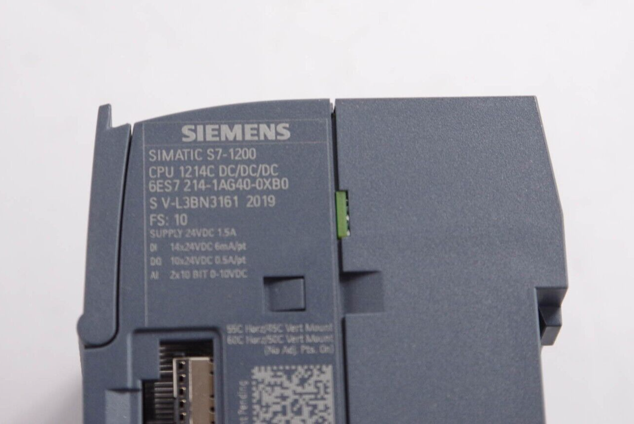 SIEMENS 6ES7 214-1AG40-0XB0 / 6ES72141AG400XB0 SIMATIC S7-1200 CPU 1214C