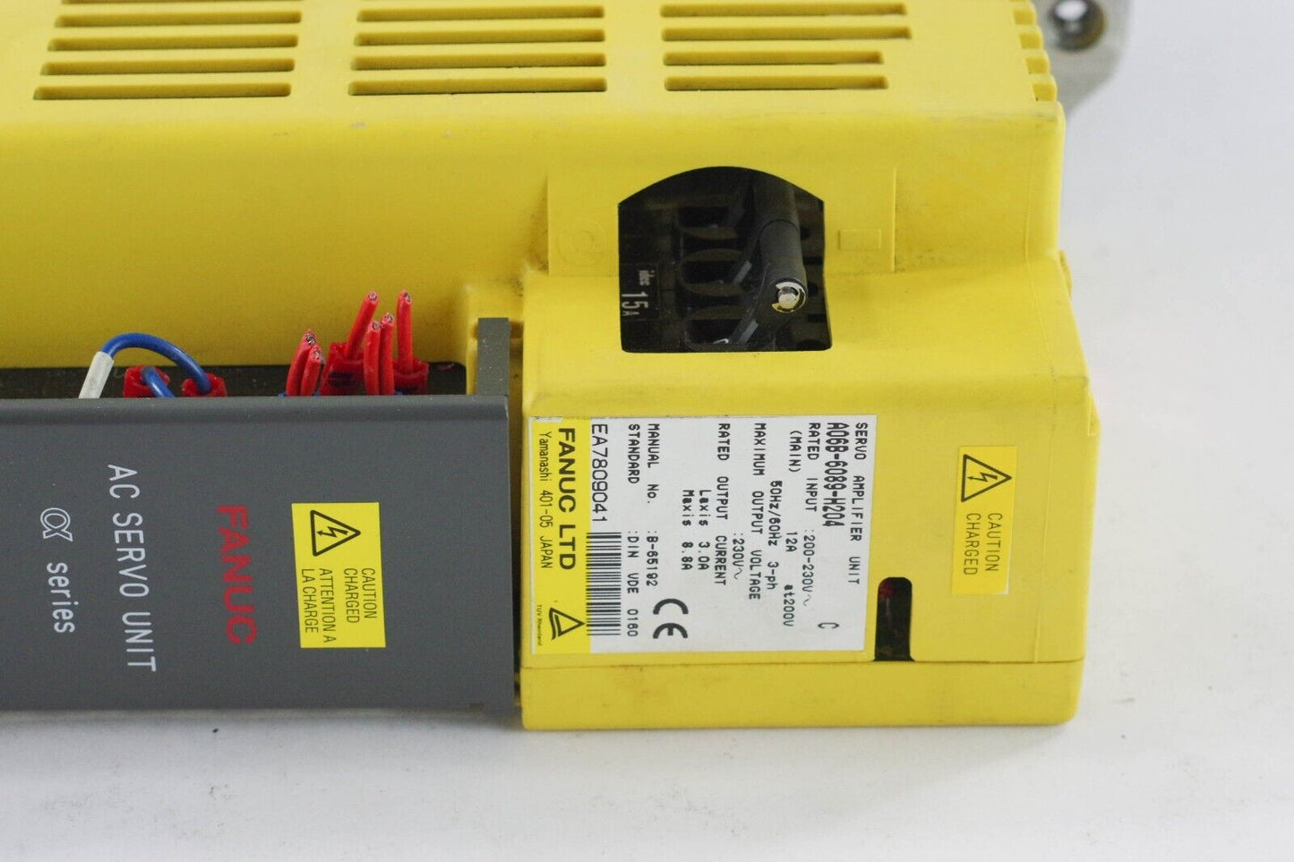 Fanuc A06B-6089-H204 Ser C /C Servo Amplifier EA8428532