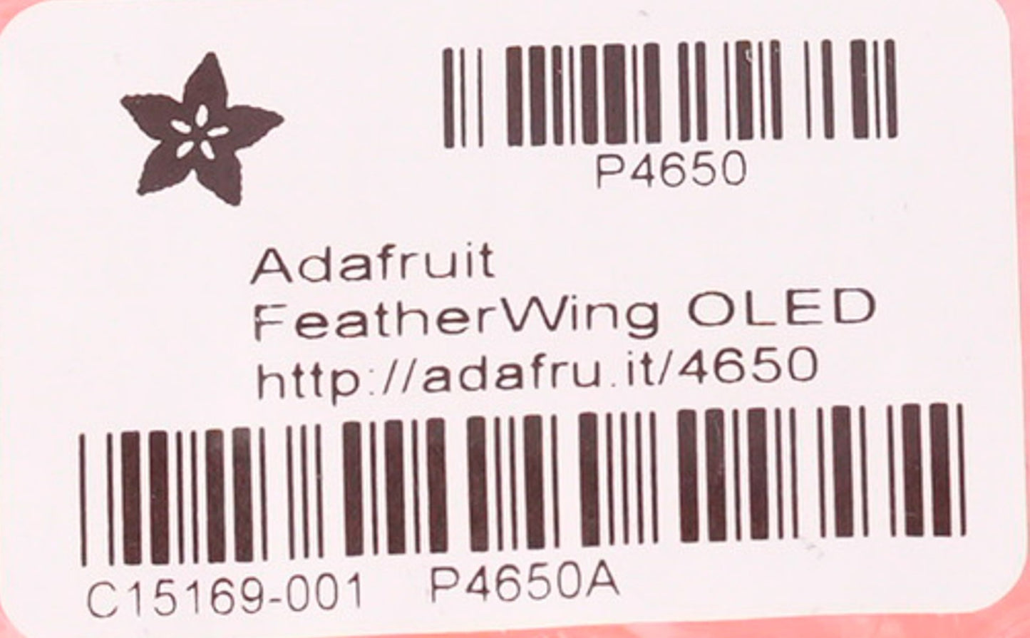 Adafruit FeatherWing OLED 4650 P4650 Board