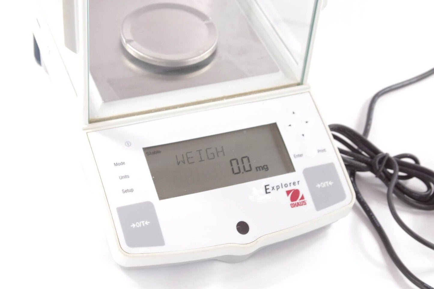 Ohaus E01140 Explorer Analytical Balance 110g Capacity / d=0.1mg Weight Verified