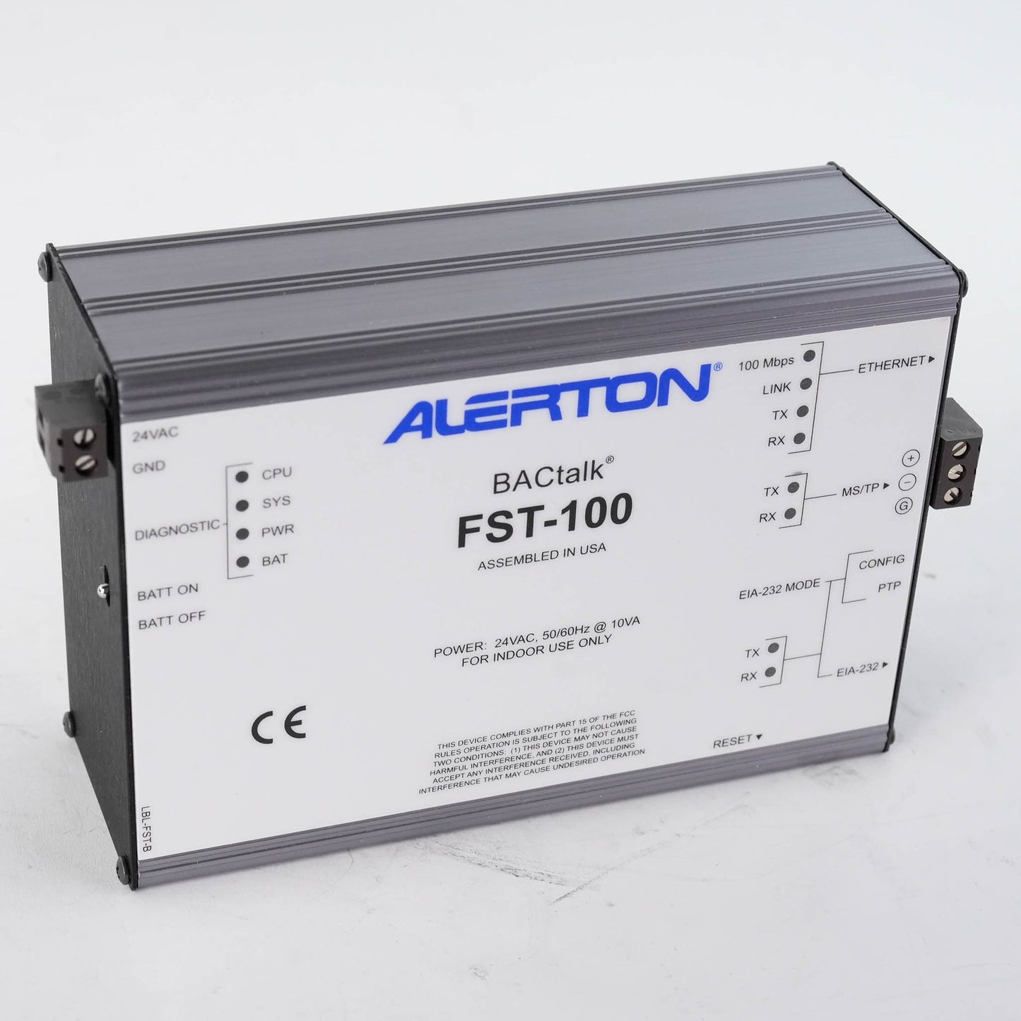 Alerton FST-100 Network Communication Tool BACtalk 24VAC FST100