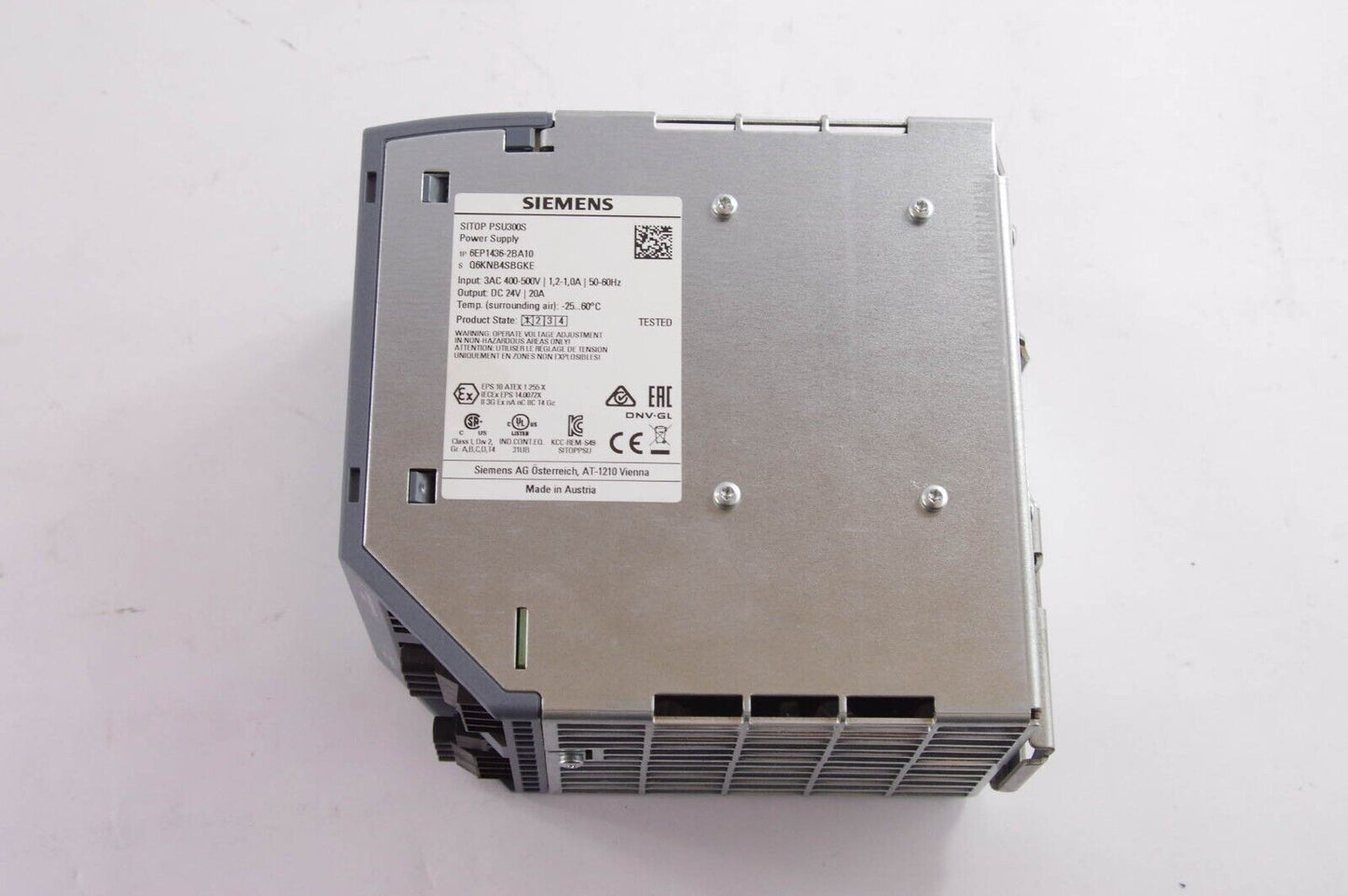 Siemens 6EP1436-2BA10 / 6EP14362BA10 SITOP PSU300S Power Supply