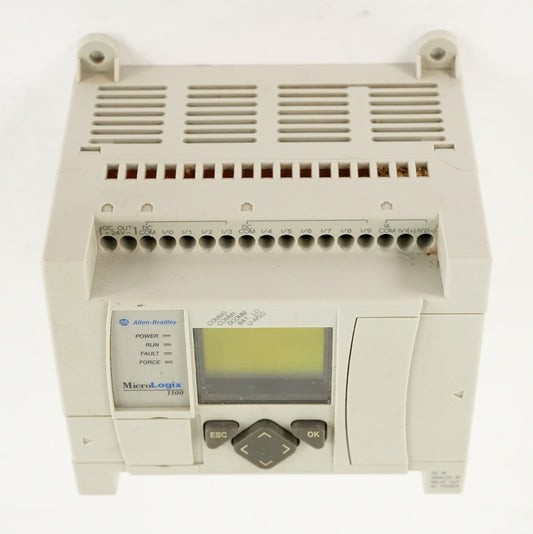 Allen Bradley 1763-L16BWA /A Rev C MicroLogix 1100 PLC Controller 1763L16BWA
