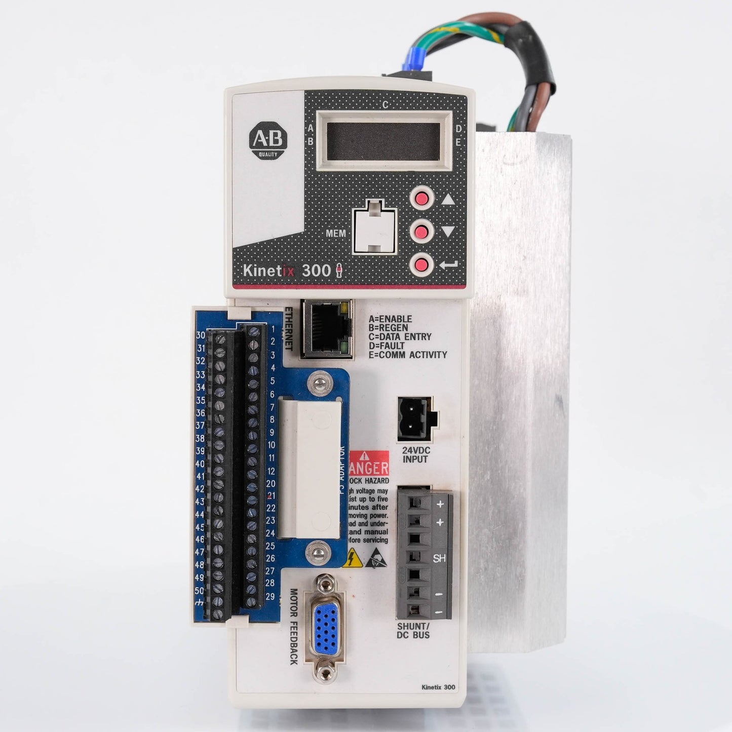 Allen Bradley 2097-V34PR6 Ser A Kinetix 300 Servo Drive + 2097-F2 Filter 480V 2A