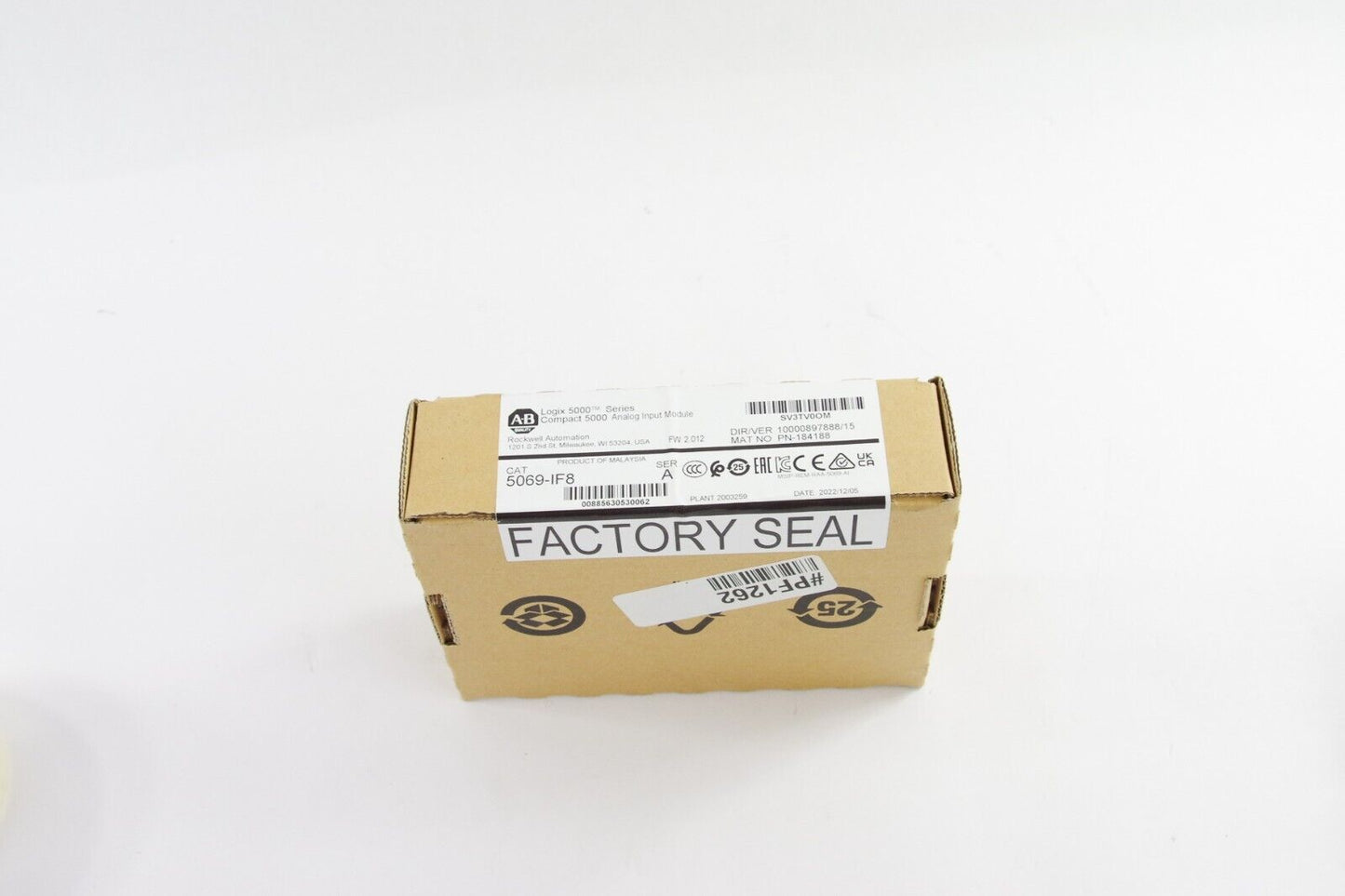 2022 Allen Bradley 5069-IF8 /A Compact IO Analog Input Module - Sealed Surplus