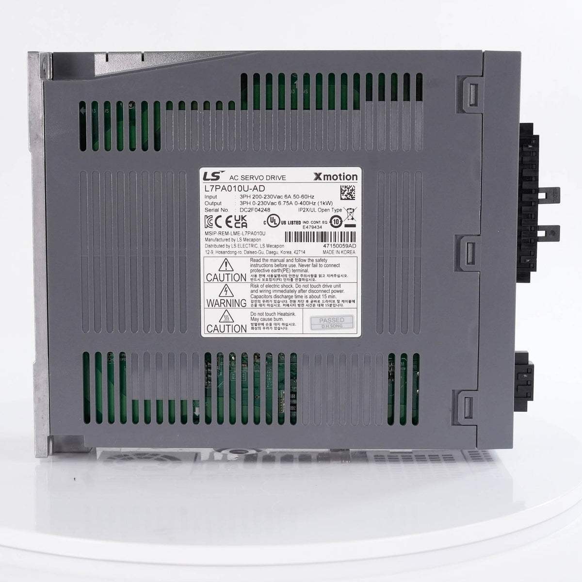 LS L7PA010U-AD L7P Series AC Servo Drive 1kW 200-230V 3-Phase L7PA010UAD 5.1A 50