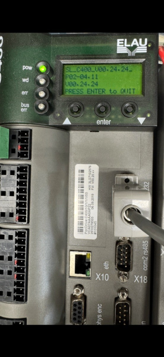 Schneider Electric VCA07AAAA0AP22 PacDrive C400/10/1/1/1/00 3LG7102576