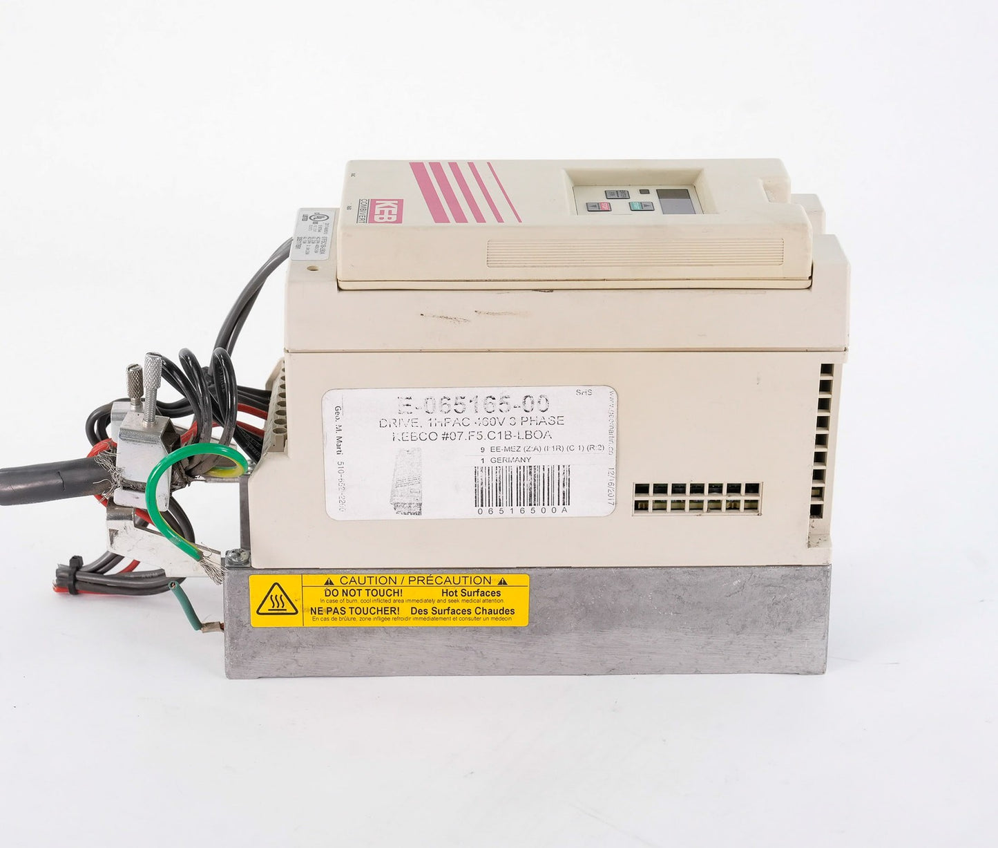 KEB Combivert 07.F5.C1B-LB0A F5 AC Drive 460V 3-Phase 07F5C1BLB0A