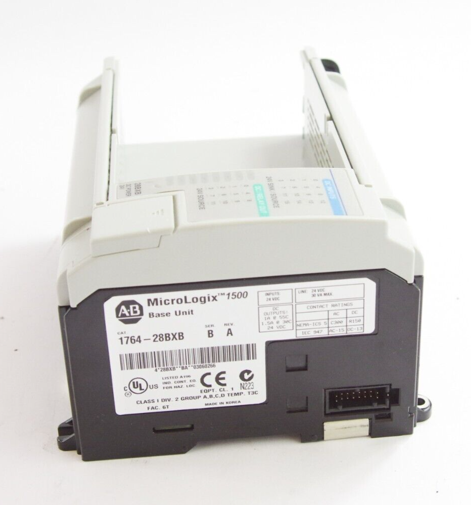 Allen Bradley 1764-28BXB / 176428BXB Ser B MicroLogix 1500 Base Unit 24VDC Input