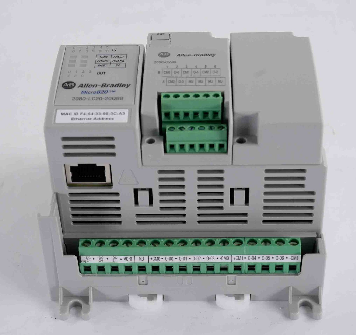 Allen Bradley 2080-LC20-20QBB Micro 820 Programmable Controller 2080LC2020QBB