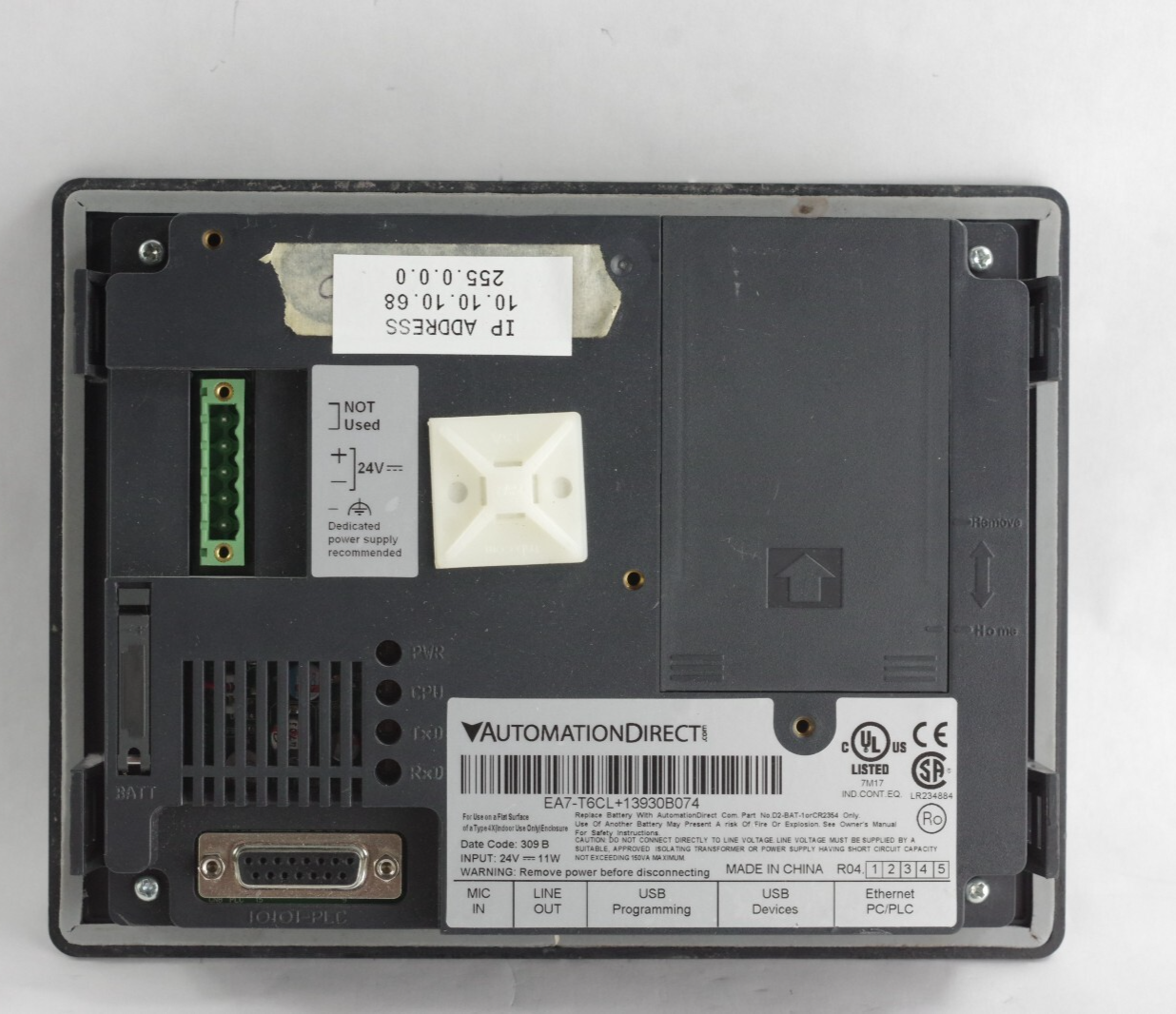 Automation Direct EA7-T6CL / EA7-T6CL+13930B074 Display