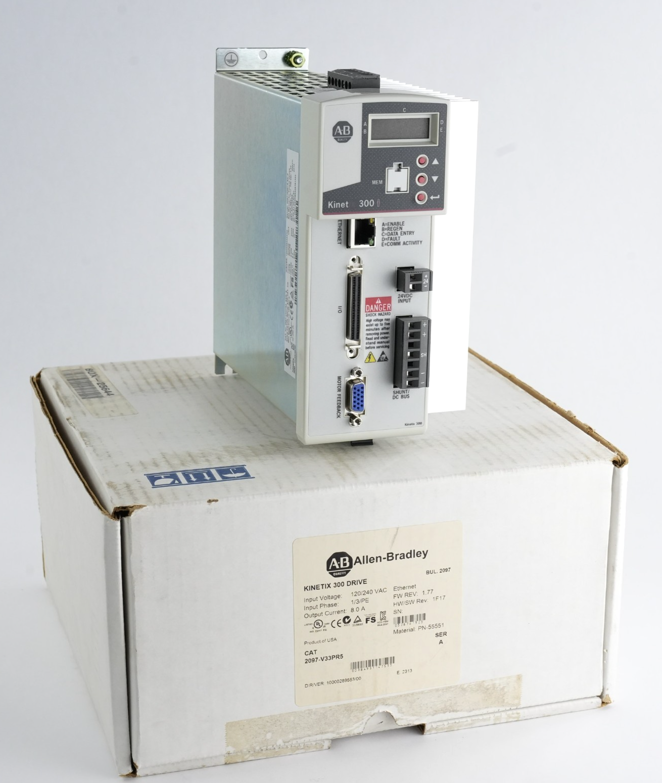 Allen Bradley 2097-V33PR5 /A Kinetix 300 Servo Drive - Open Box