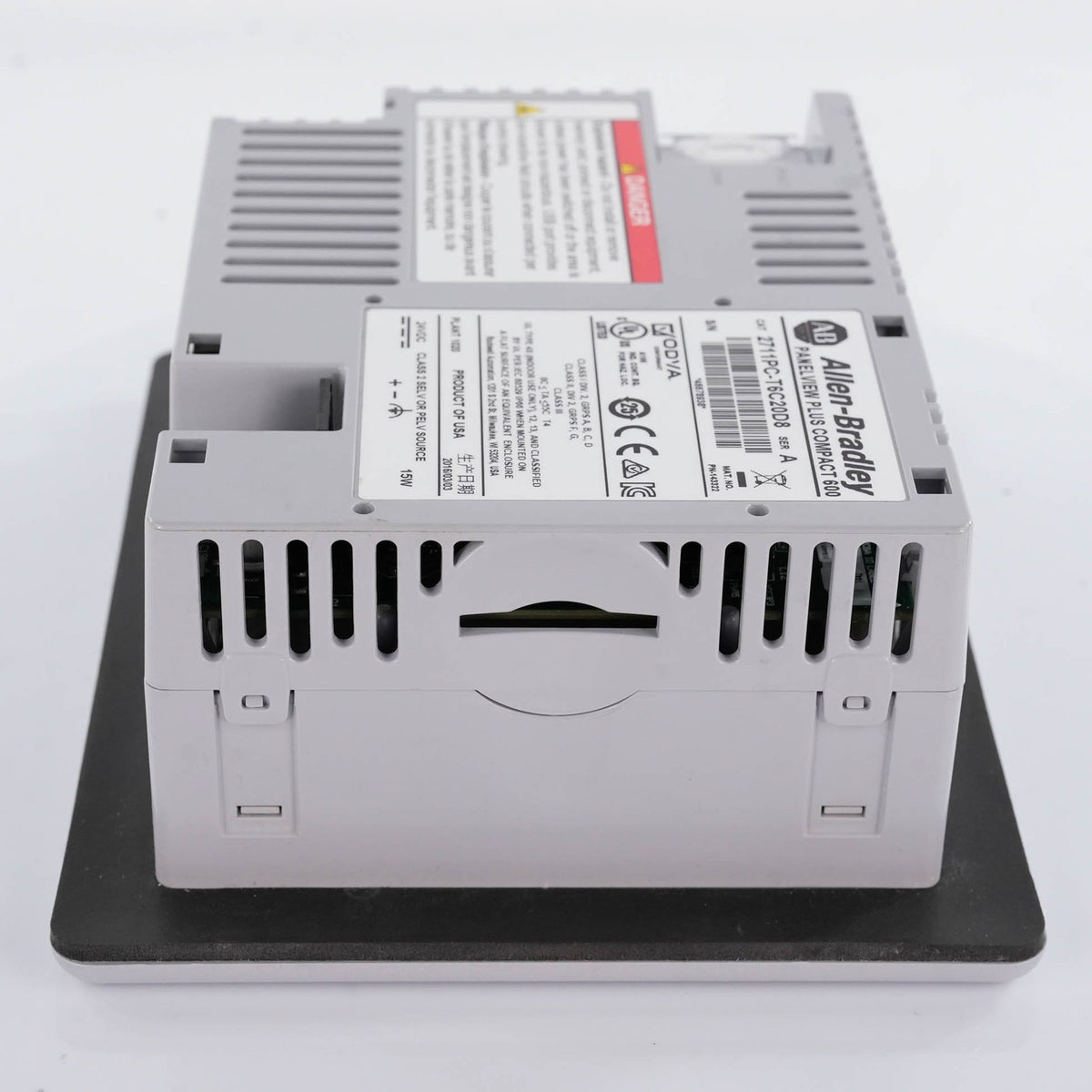 Allen Bradley 2711PC-T6C20D8 Ser A PanelView Plus 6 Compact 600 Touch 24VDC HMI