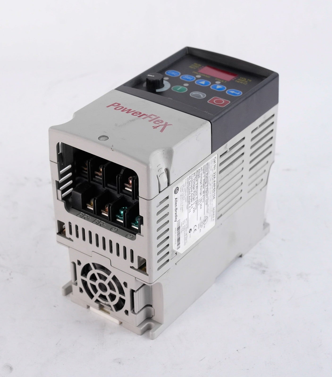 Allen Bradley 22A-A4P5N104 /A PowerFlex 4 AC Drive 3-Ph 22AA4P5N104 Used