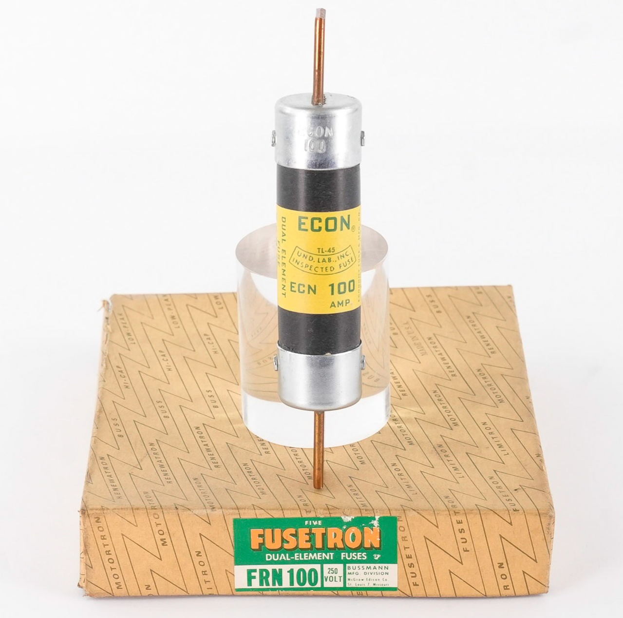 ECON ECN 100 Dual Element Fuse 100A - Open Box