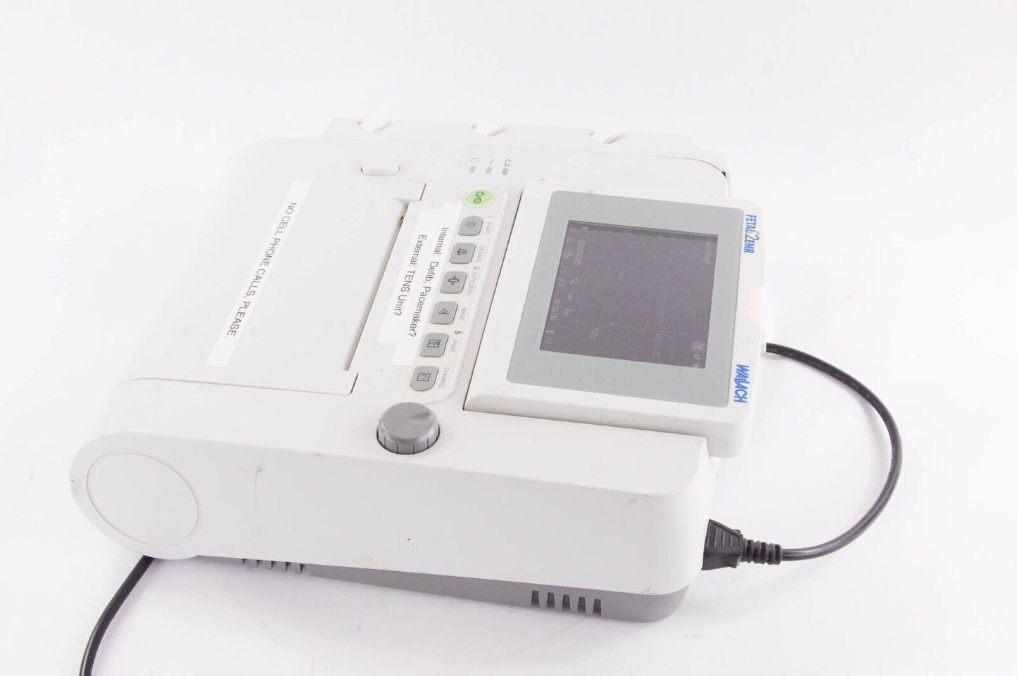 Wallach Fetal2EMR Fetal Monitor Model F3 Fetal Monitor 902300 - Power Tested