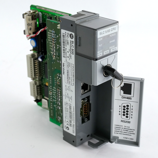 Allen Bradley 1747-L531 SLC 500 /E Rev. 8 1747-OS302 Processor Unit