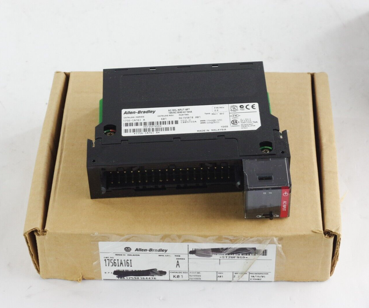 Allen Bradley 1756-IA16I Ser A ControlLogix 16Pt Input Module - Open Box