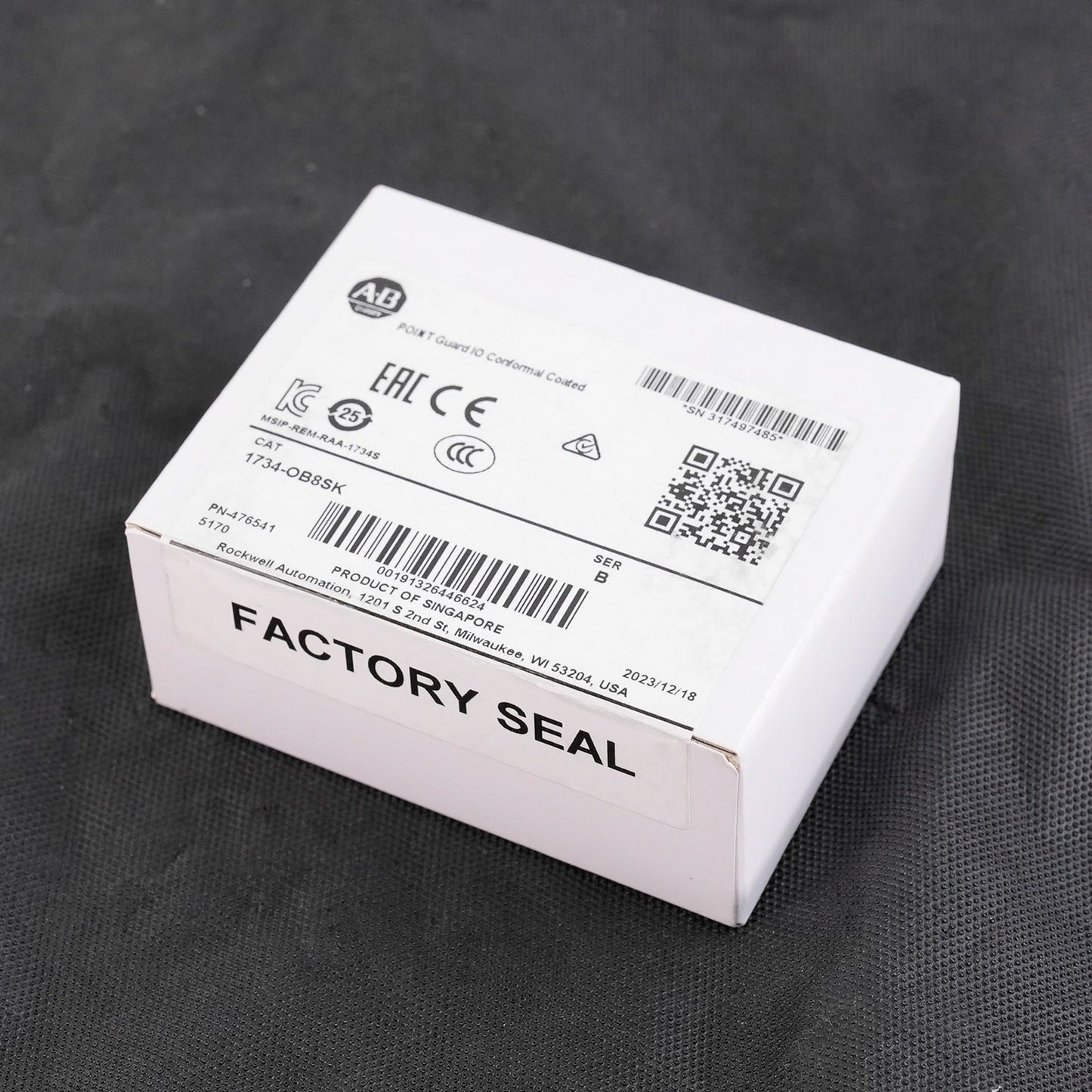 Allen Bradley 1734-OB8SK /B POINT Guard IO Conformal Coated - Sealed Surplus