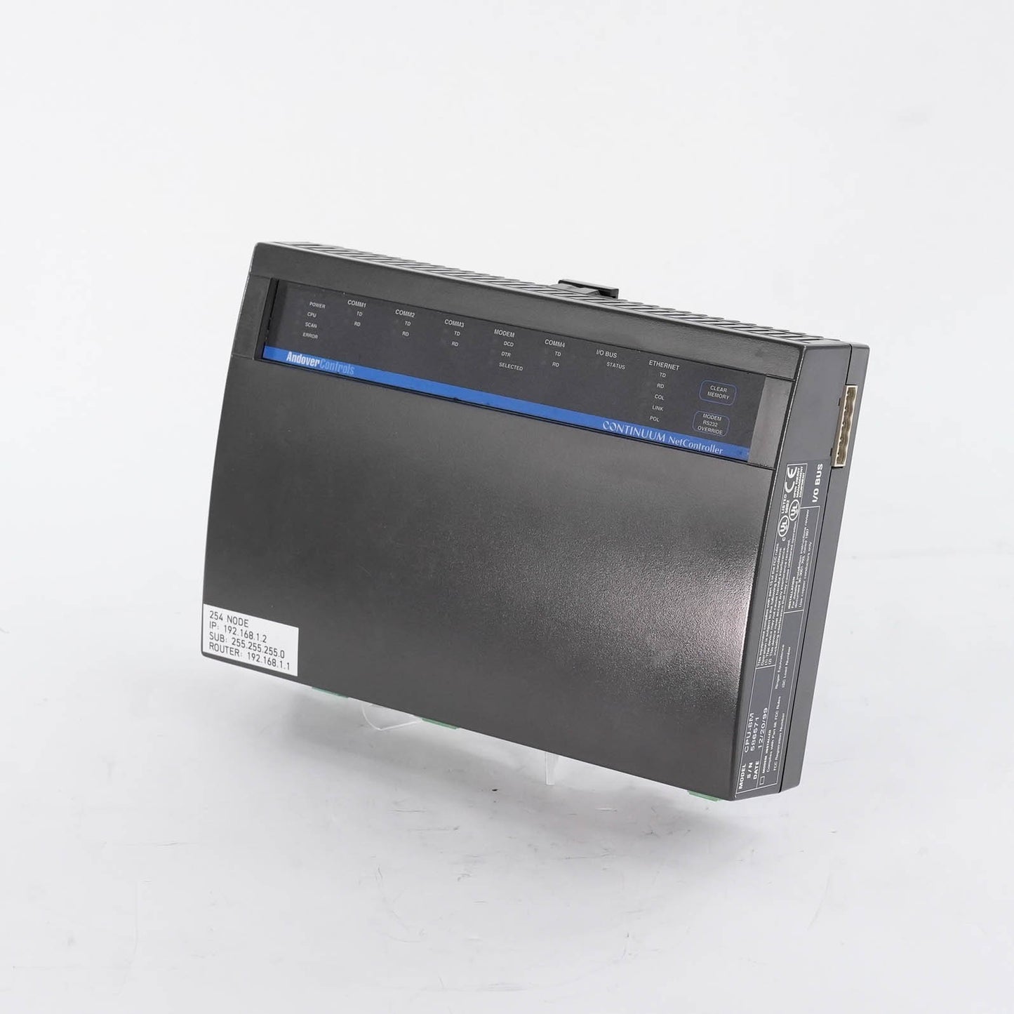 Andover Controls CPU-8M Continuum NetController CPU Module 254 Node CPU8M