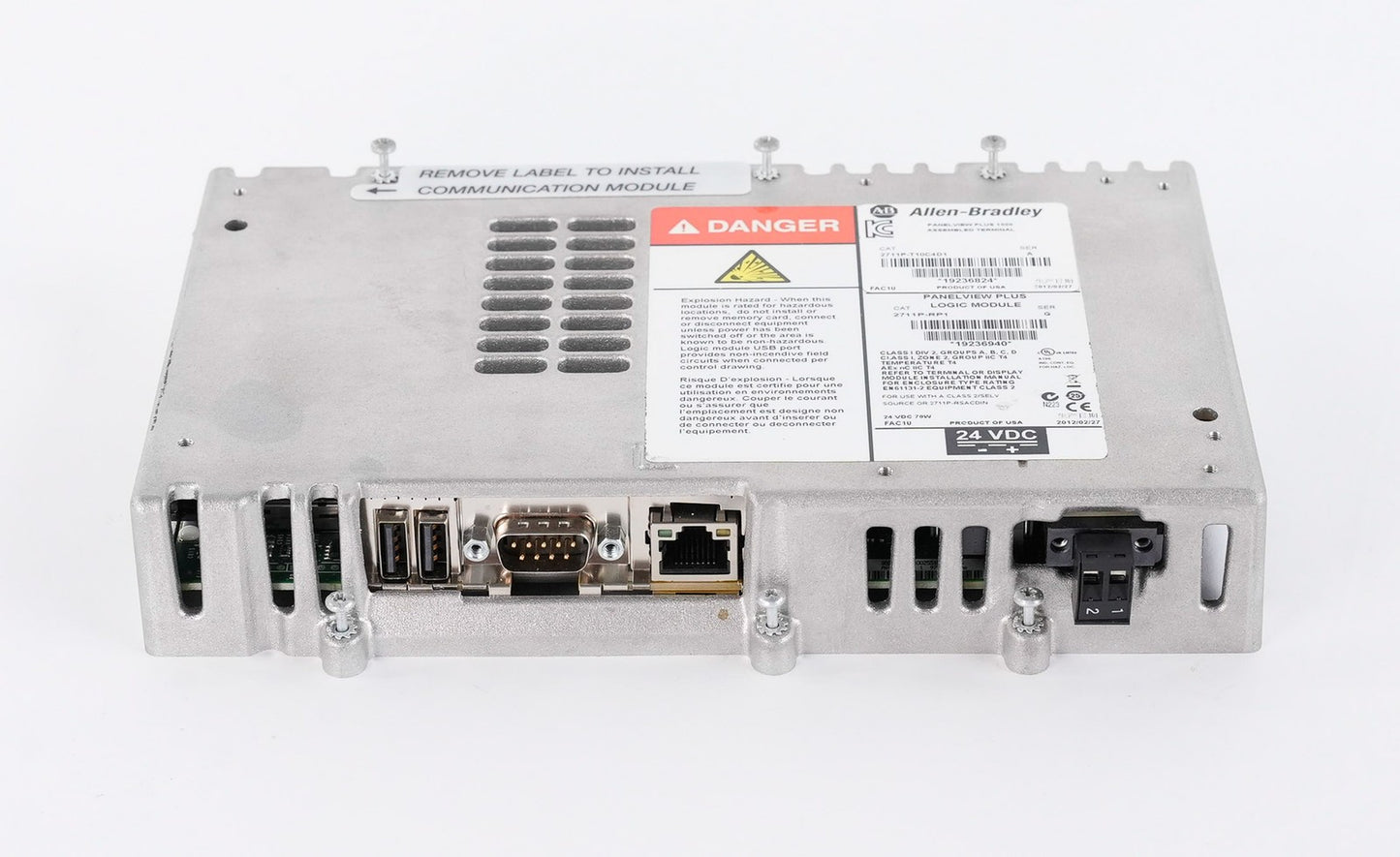 Allen Bradley 2711P-RP1 /G PanelView Plus Logic Module 2711PRP1 Series G