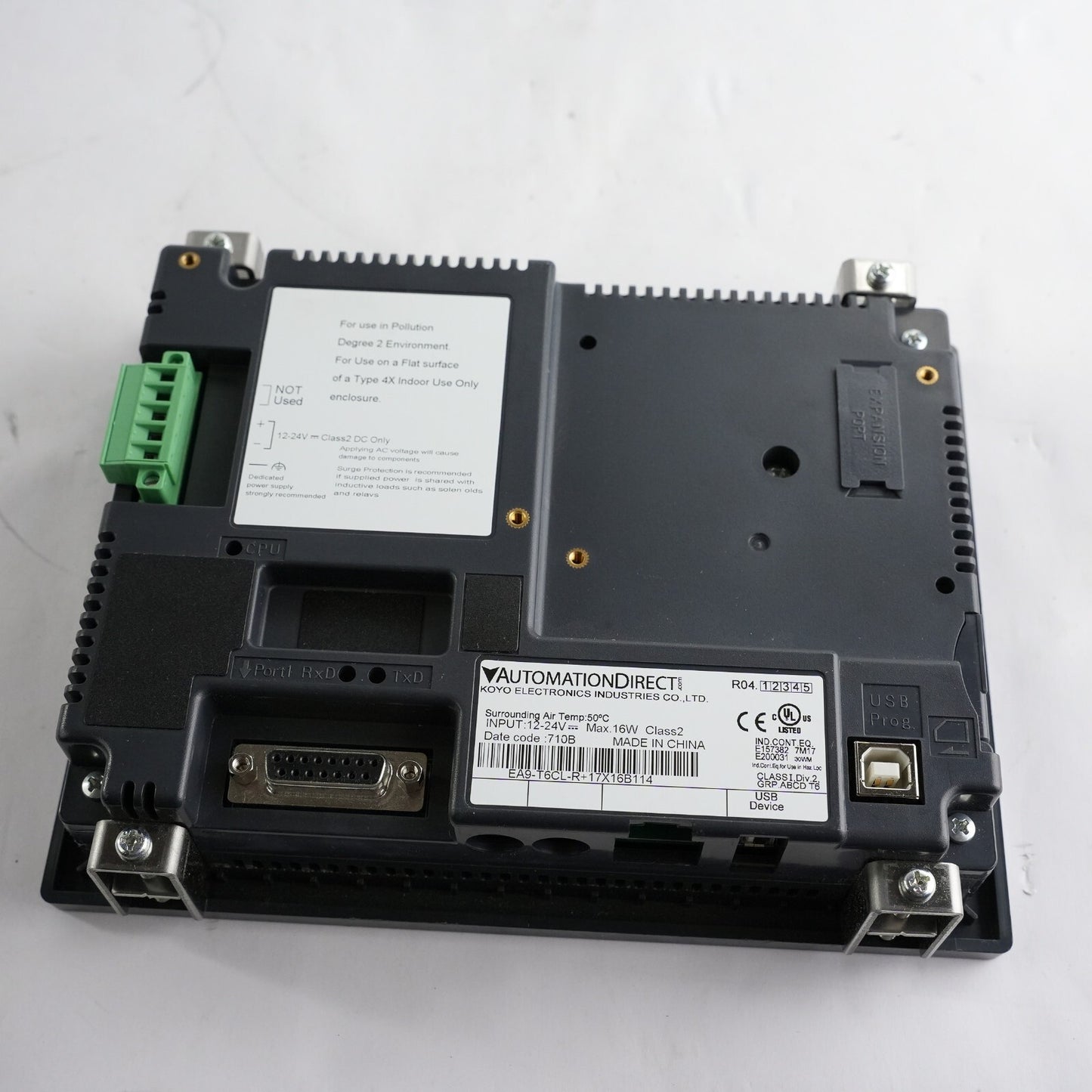 Automation Direct EA9-T6CL-R / EA9-T6CL-R+17X16B114 Operator Interface Display