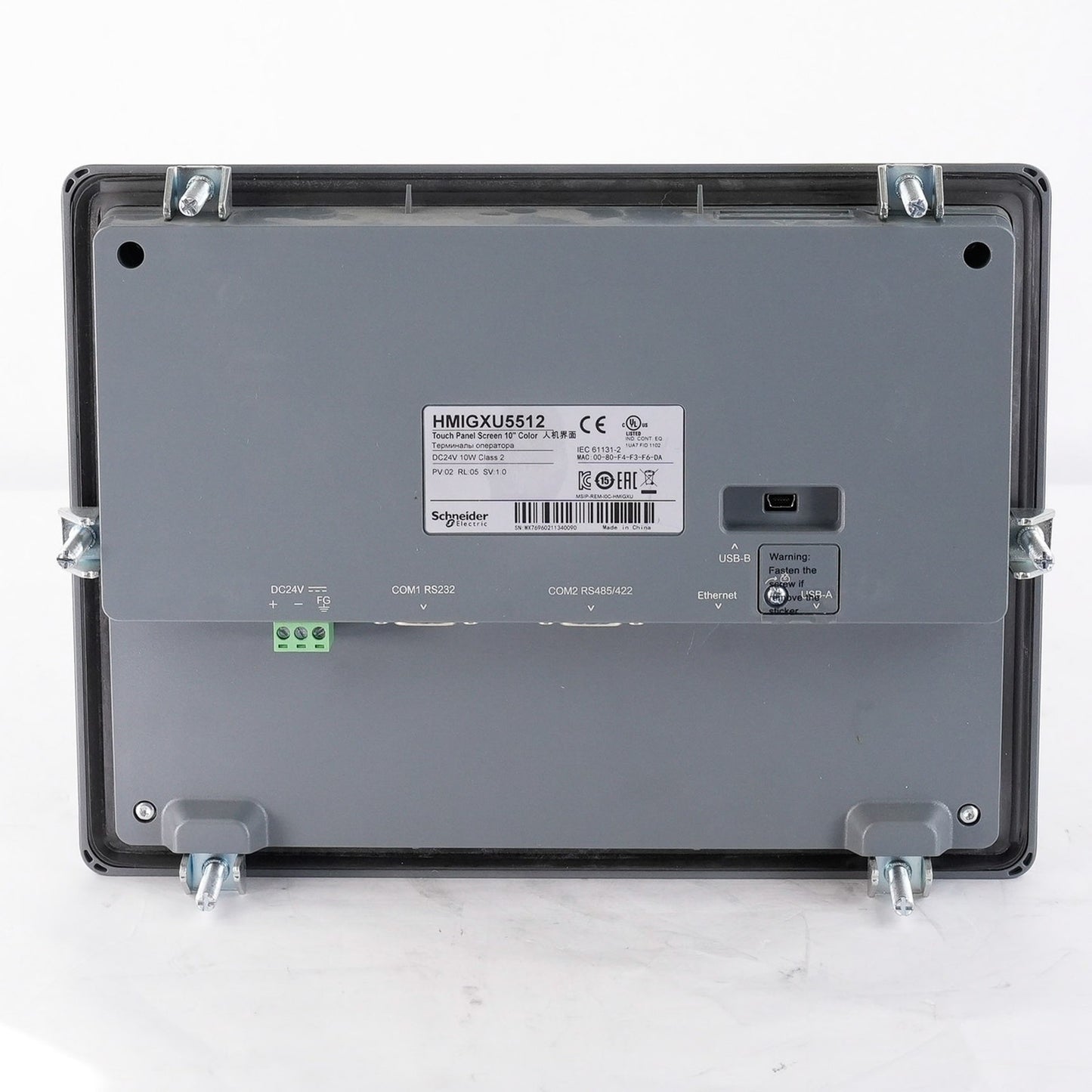 Schneider Electric HMIGXU5512 GXU 10.1" Touch Panel HMI Color Display