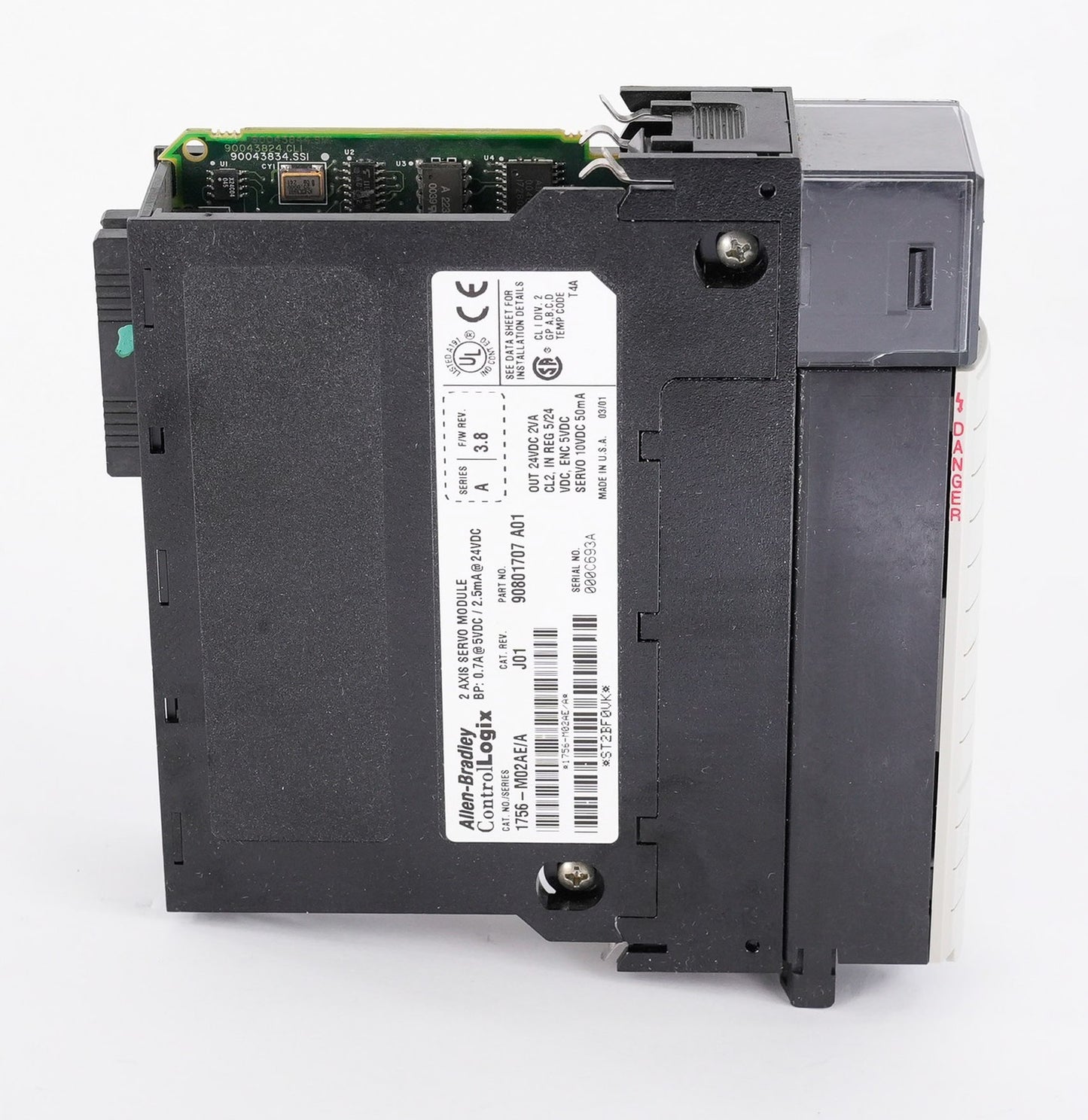 Allen Bradley 1756-M02AE ControlLogix 2 Axis Servo Interface Module 1756M02AE