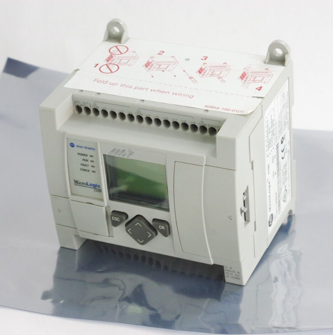 Allen Bradley 1763-L16BWA 1100 Ser B Rev D MicroLogix 16-Pt. I/O Controller