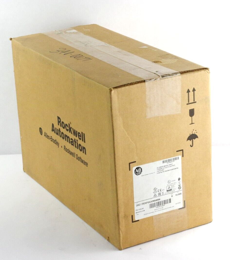 Allen Bradley 20G11RD5P0AA0NNNNN /A PowerFlex Air Cooled 755 AC Drive 3hp Sealed