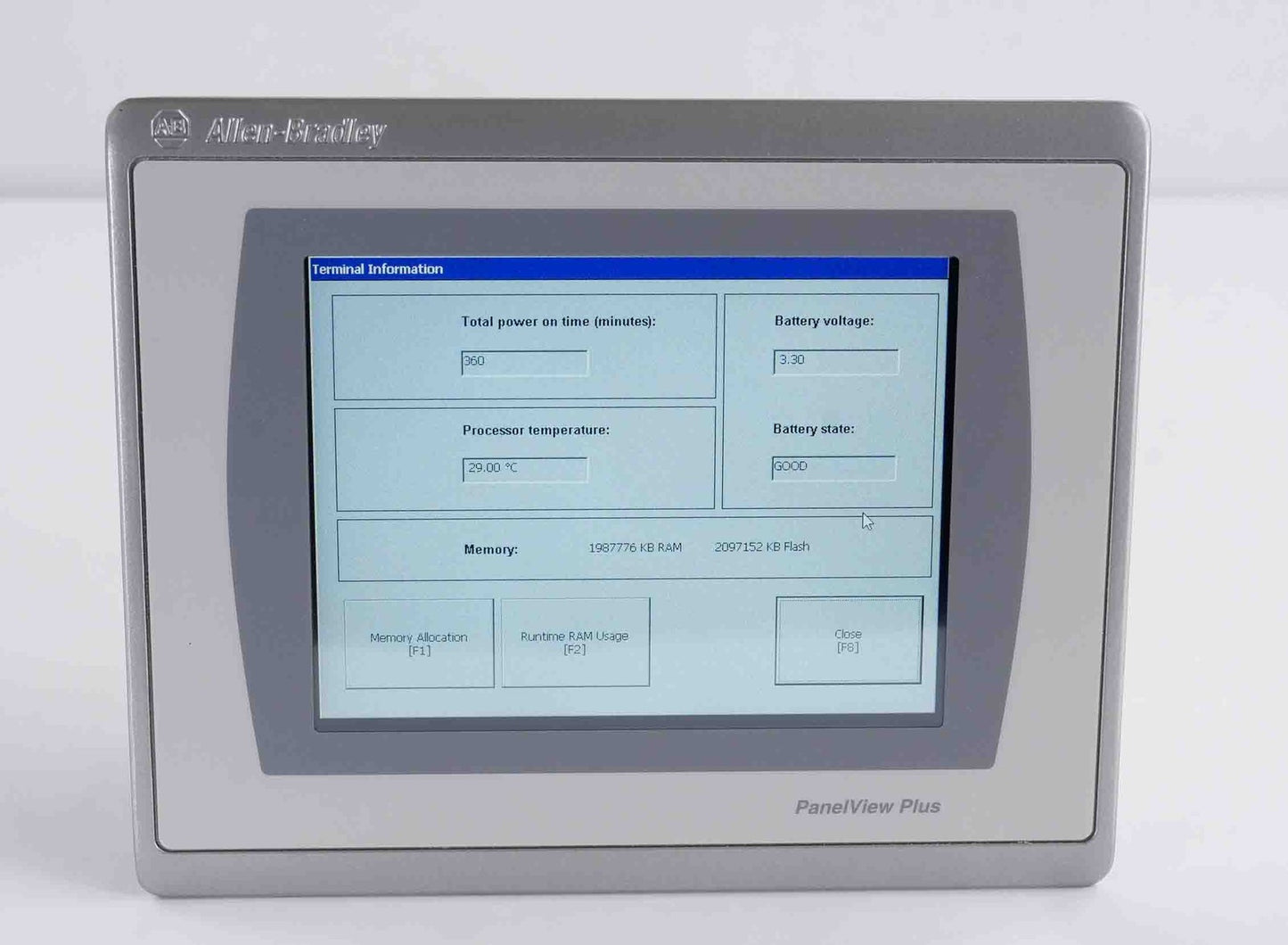 Allen Bradley 2711P-T7C22D9P /B PanelView Plus 7 Touch Display 2711PT7C22D9P
