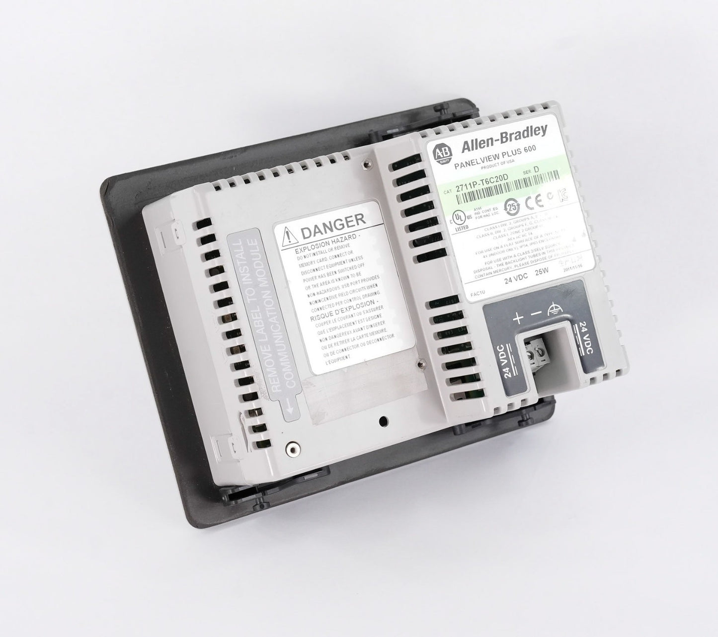 Allen Bradley 2711P-T6C20D /D PanelView Plus 600 HMI Display 2711PT6C20D