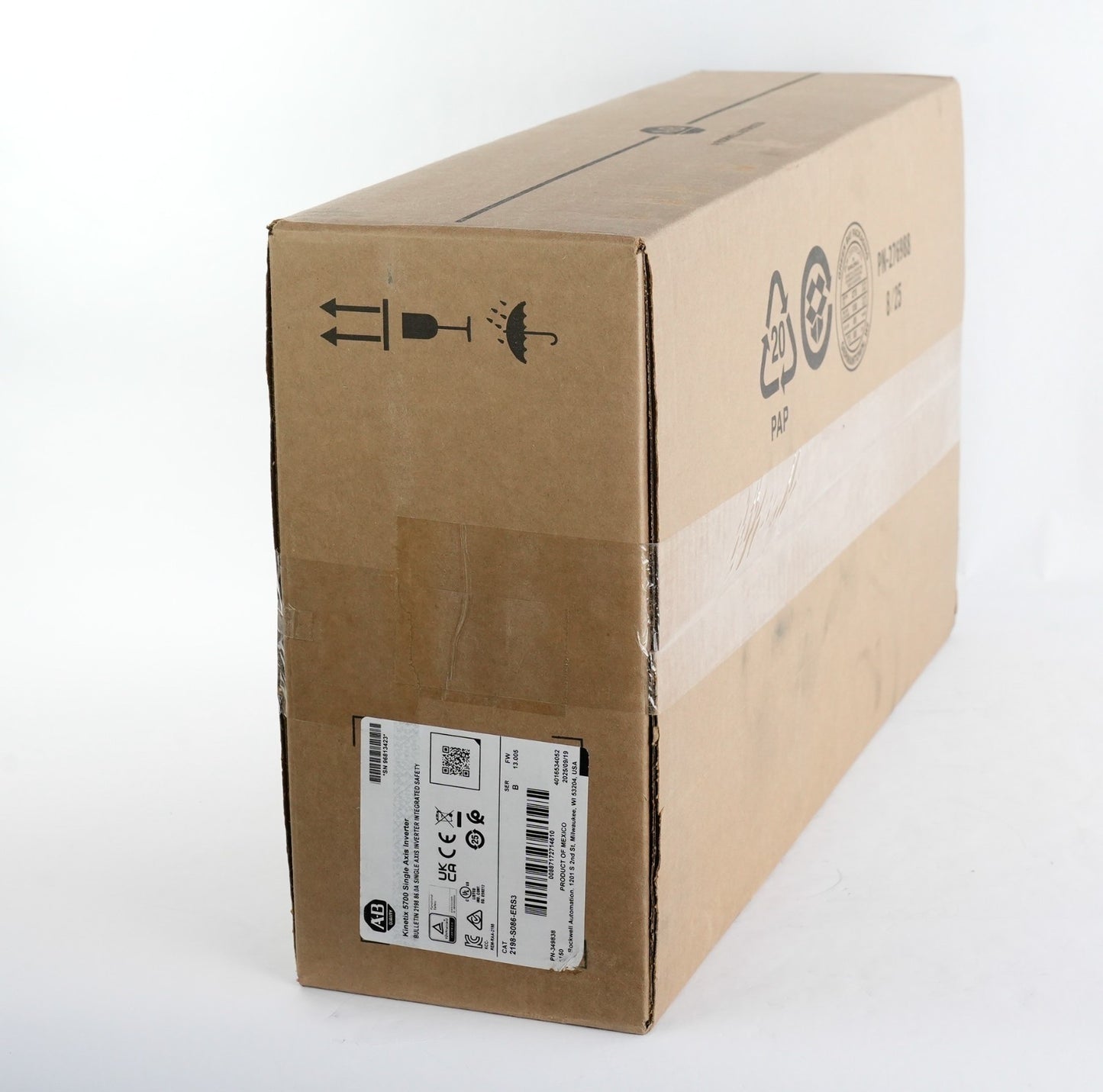 Allen Bradley 2198-S086-ERS3 /B Kinetix 5700 Single Axis Inverter Sealed Surplus