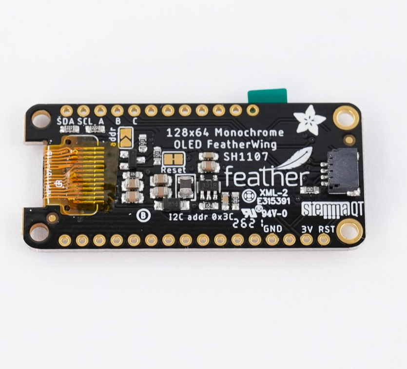 Adafruit FeatherWing OLED 4650 P4650 Board