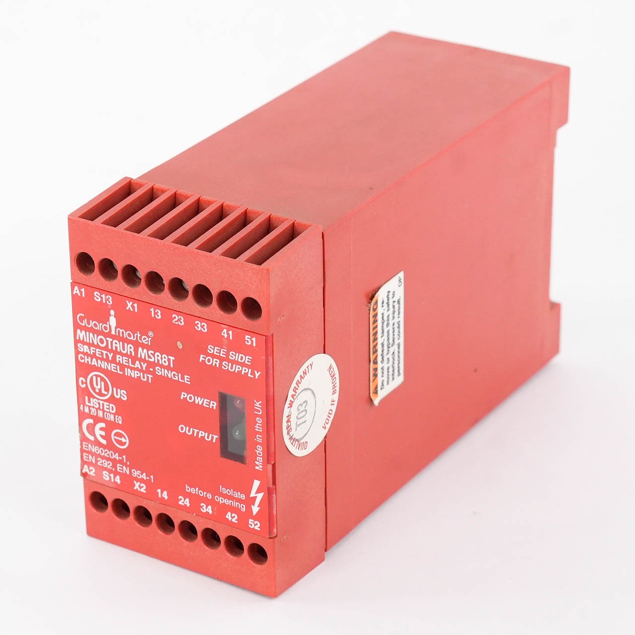 Allen Bradley 440R-E23031 Ser A Guardmaster MSR8T Safety Relay 24V AC/DC