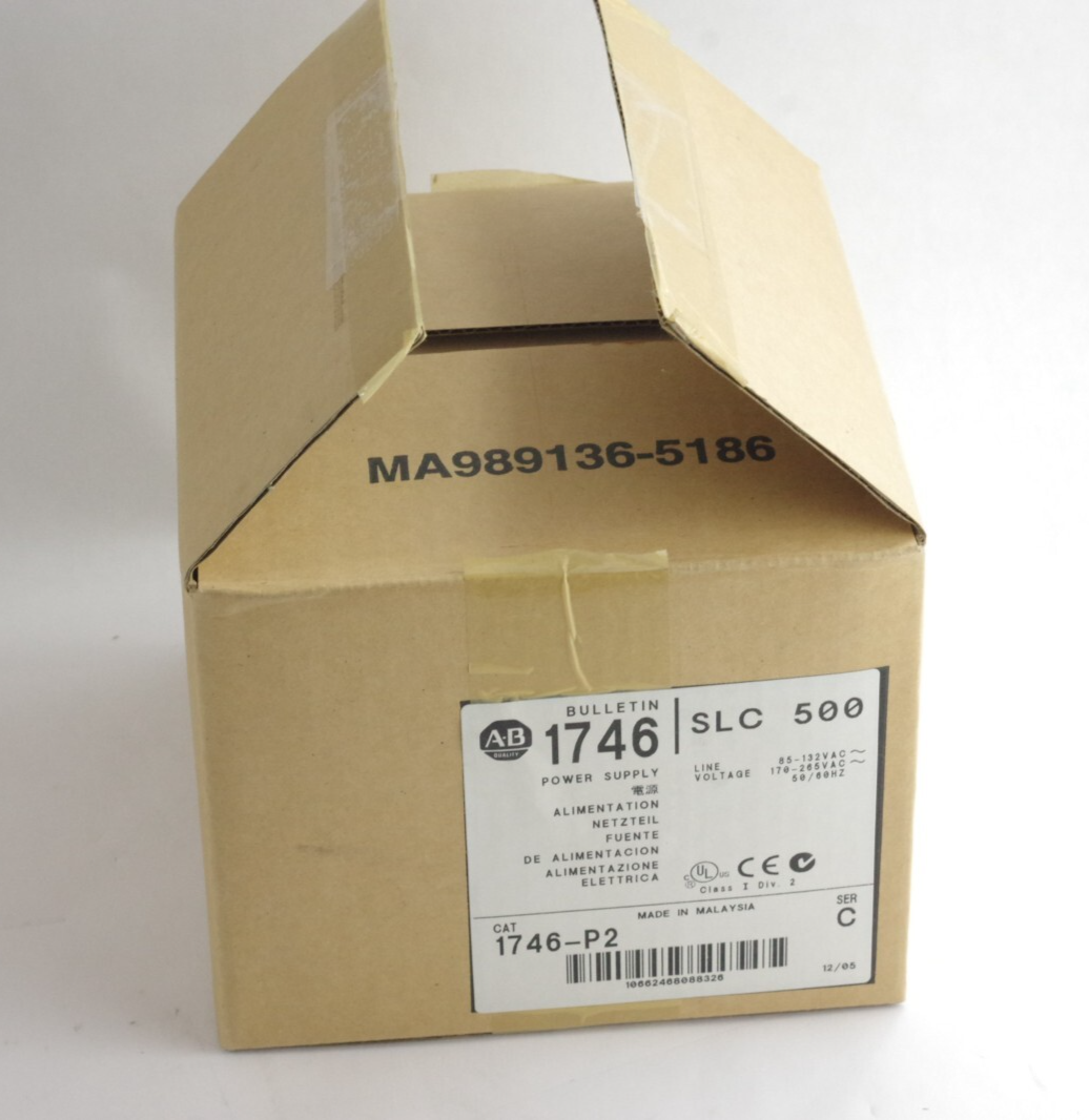Allen Bradley 1746-P2 /C SLC 500 Power Supply Module 459060-0200 - Open Box