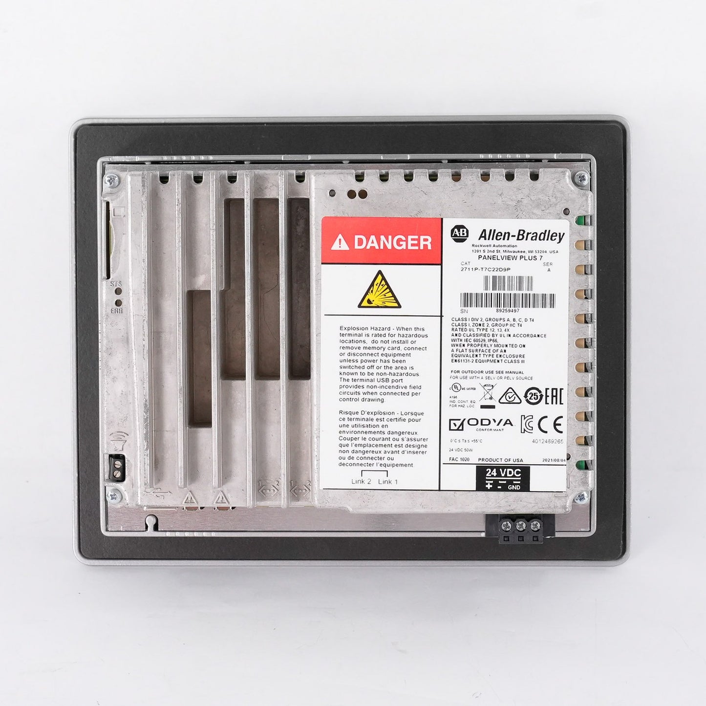 Allen Bradley 2711P-T7C22D9P /A PanelView Plus 7 Performance 2711PT7C22D9P Ser A
