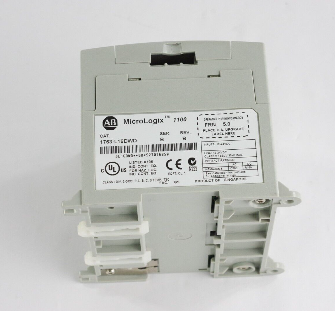 Allen Bradley 1763-L16BWA Series B FW 12 MicroLogix 1100 16-Pt Controller